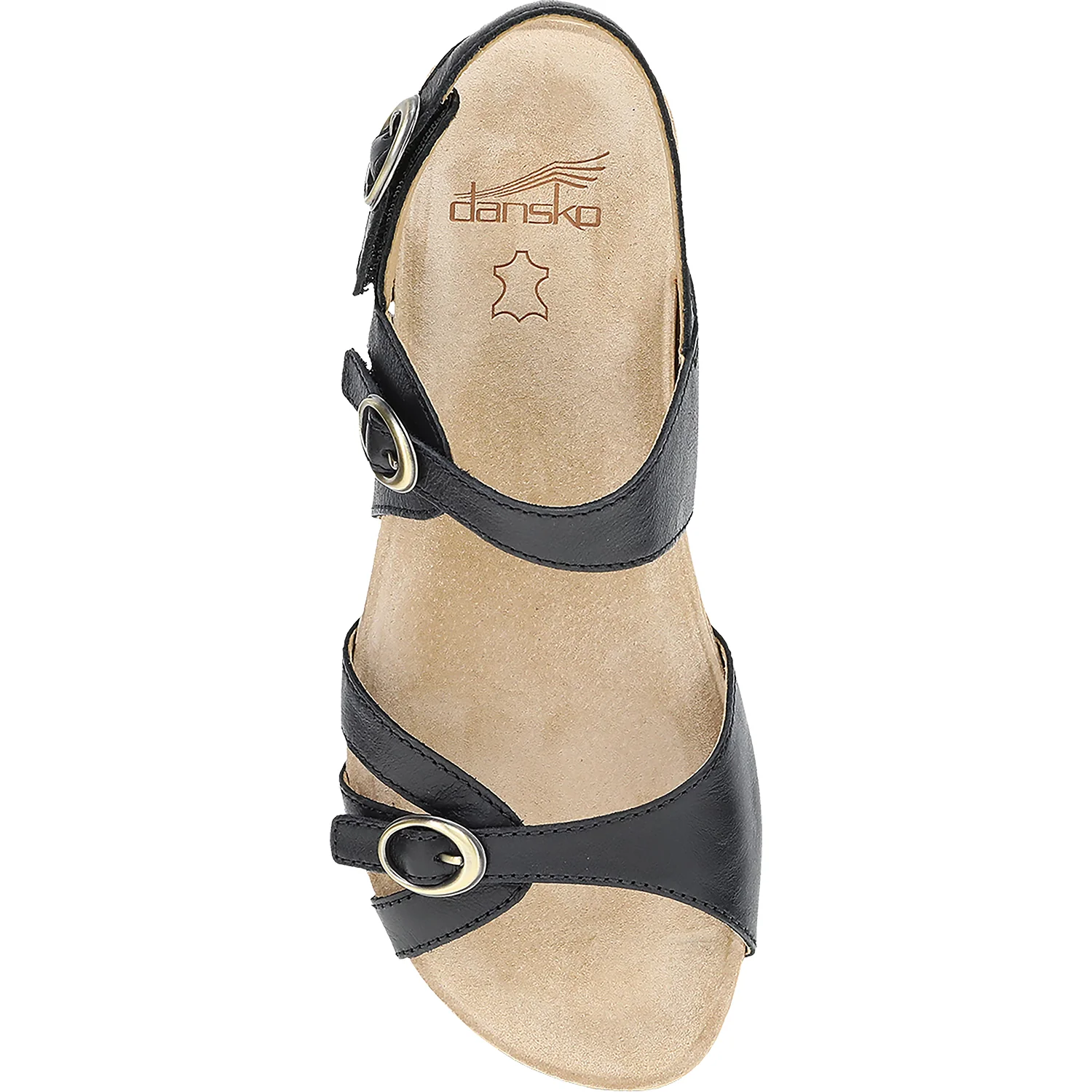 Dansko Ruthie Women's Sandals Black Leather - Image 2