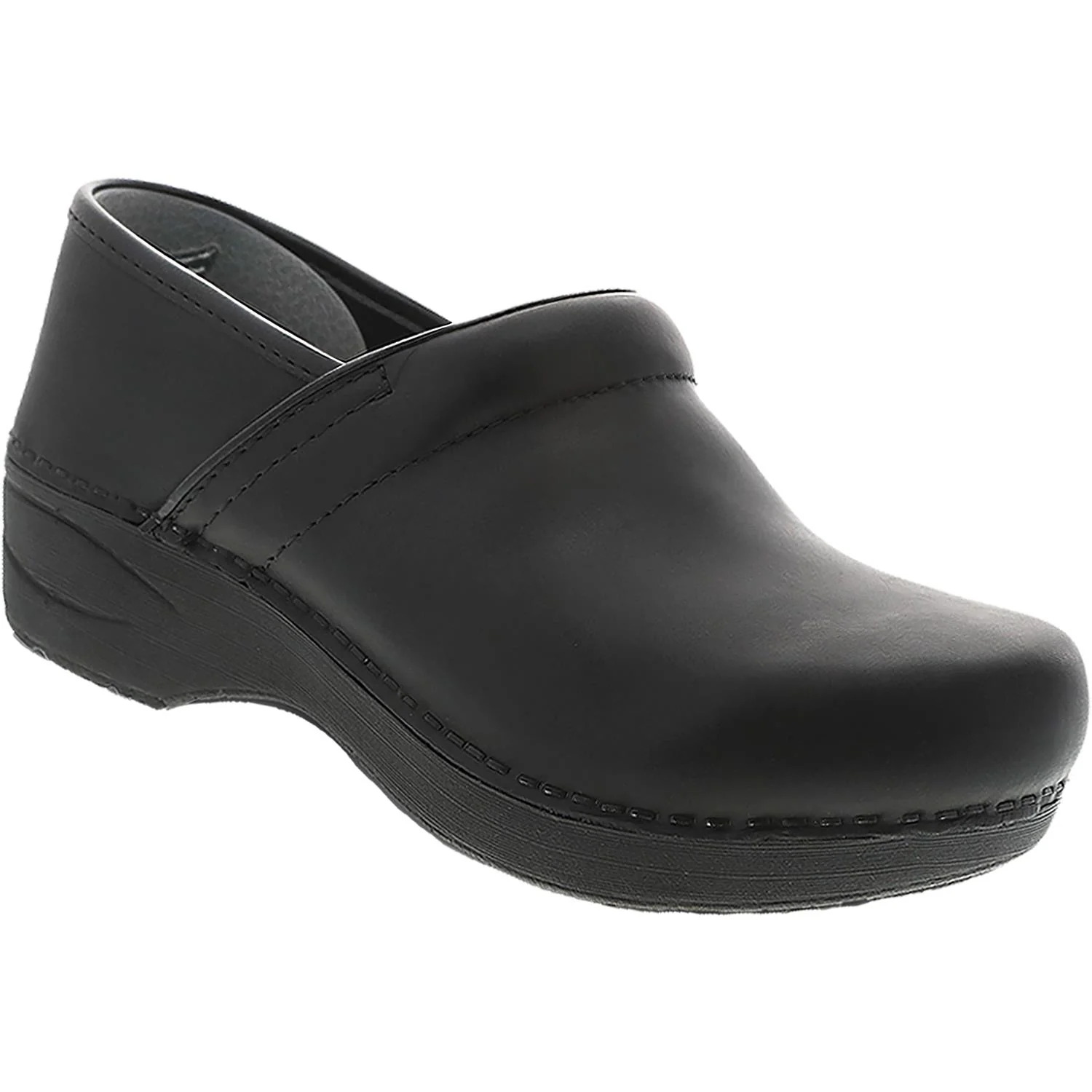 Dansko XP 20 Waterproof Women's Waterproof Clogs Black Pull Up Leather - Image 3