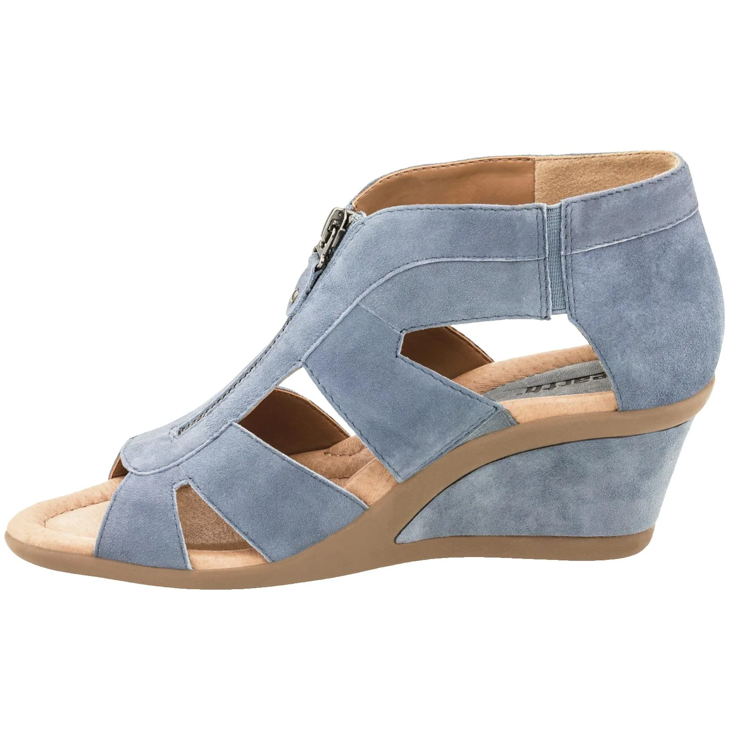 Women's Earth Poppi Dusty Blue Suede - Image 3