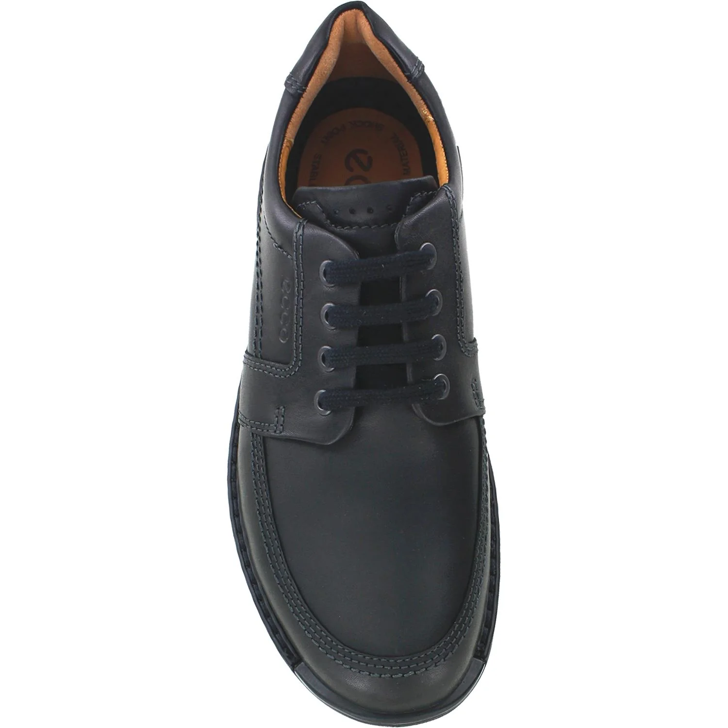 Ecco Fusion II Tie Men's Walking Shoes Black Leather - Image 2