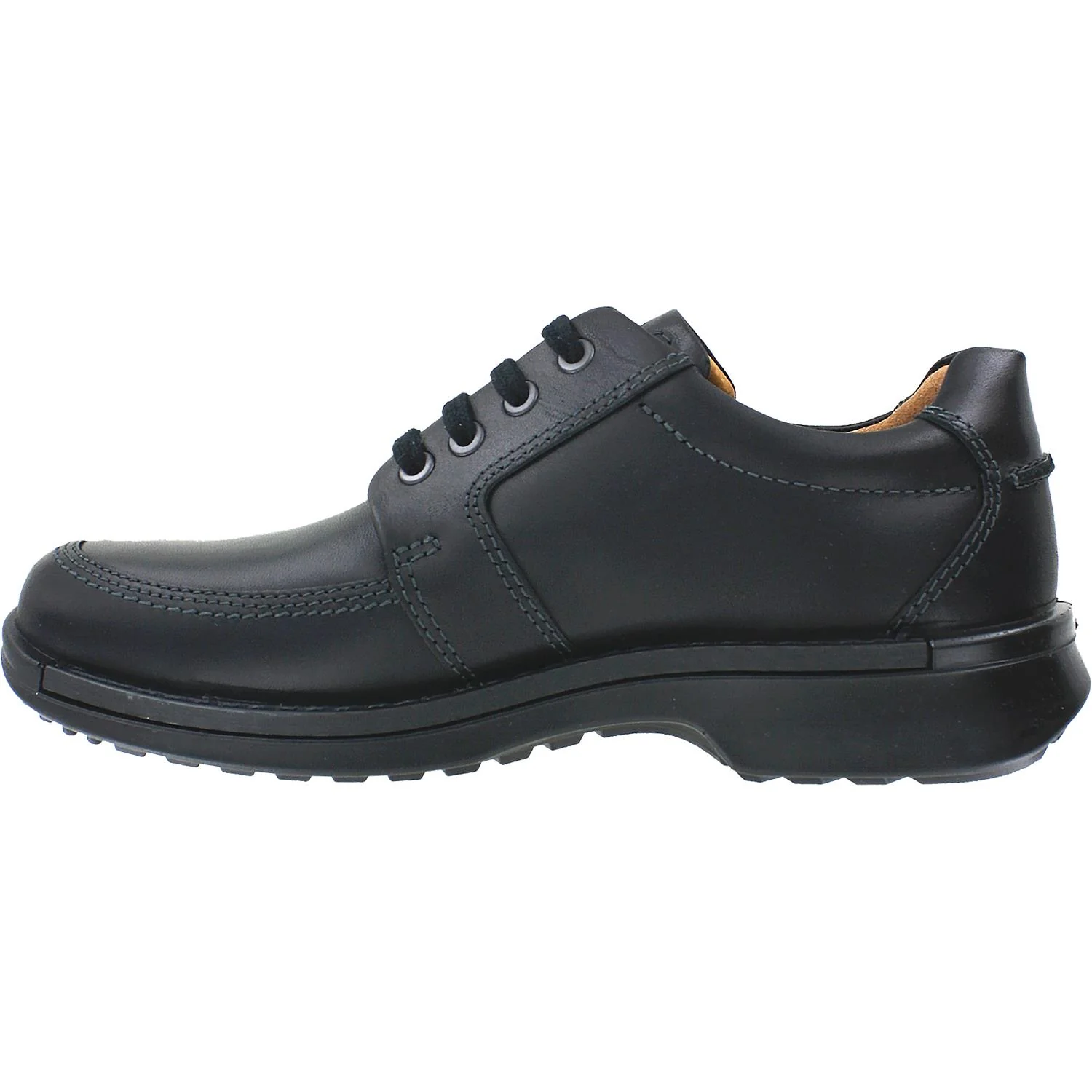 Ecco Fusion II Tie Men's Walking Shoes Black Leather - Image 3