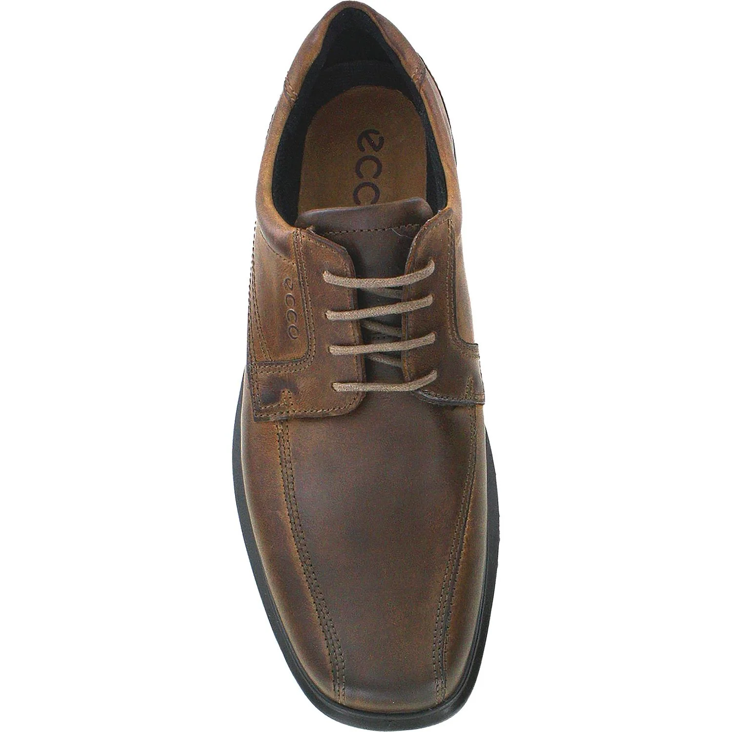 Ecco Helsinki Bicycle Toe Men's Lace Up Shoes Dress Shoes Cocoa Brown Leather - Image 2