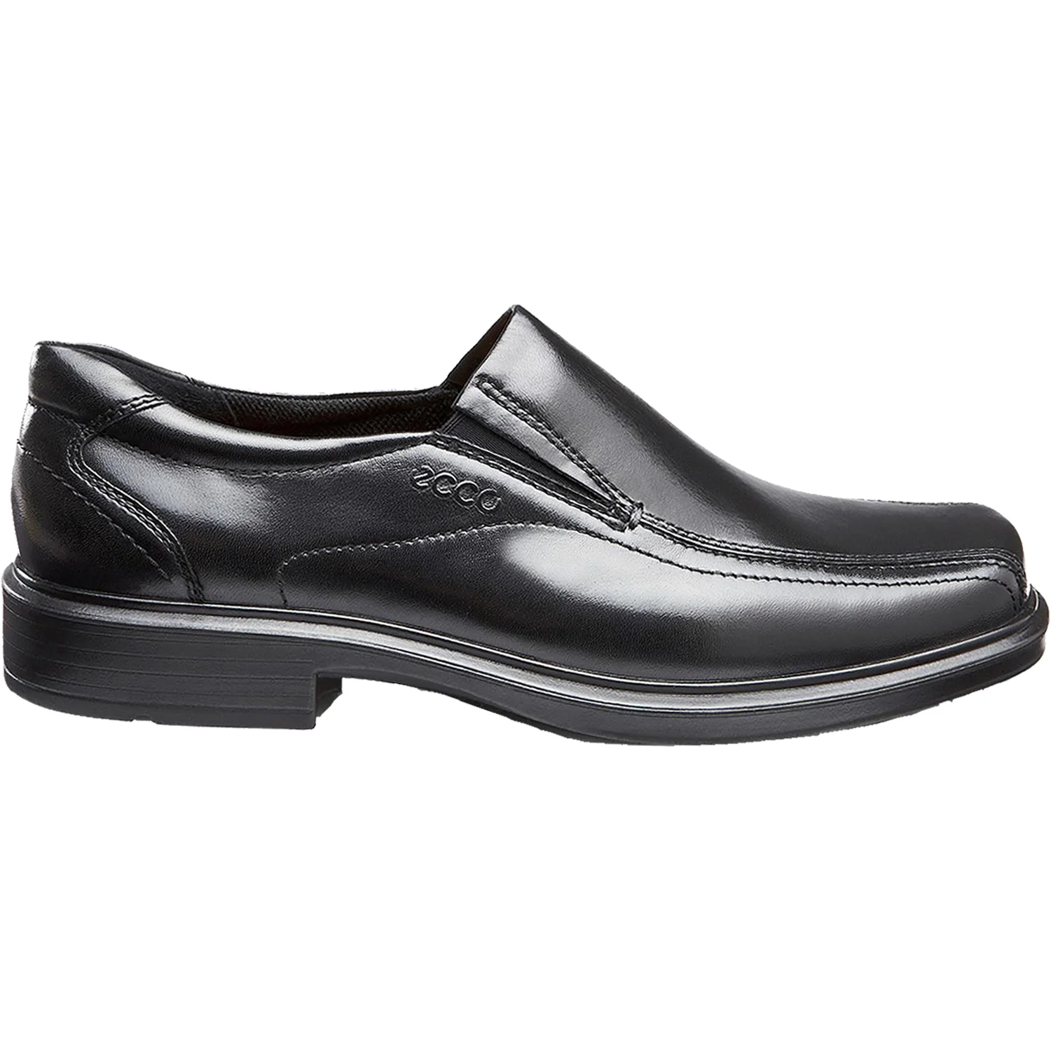 Ecco Helsinki Bicycle Toe Men's Loafers Black Leather