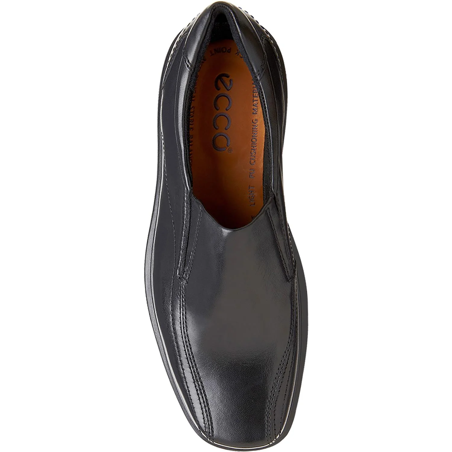 Ecco Helsinki Bicycle Toe Men's Loafers Black Leather - Image 2