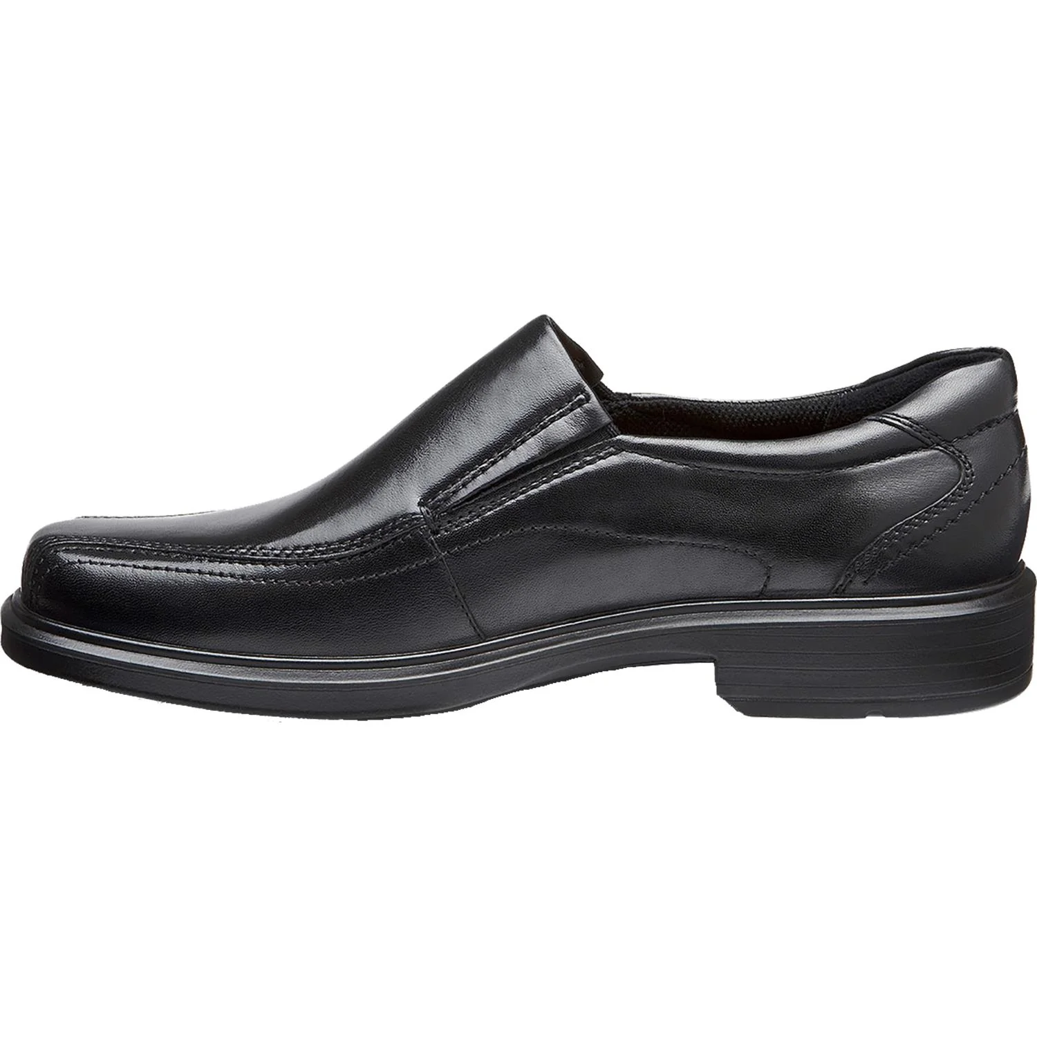 Ecco Helsinki Bicycle Toe Men's Loafers Black Leather - Image 3