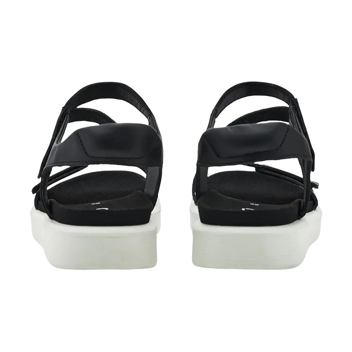ECCO Soft Sandal 3 Strap Women's Sandal Black/Black - Image 6