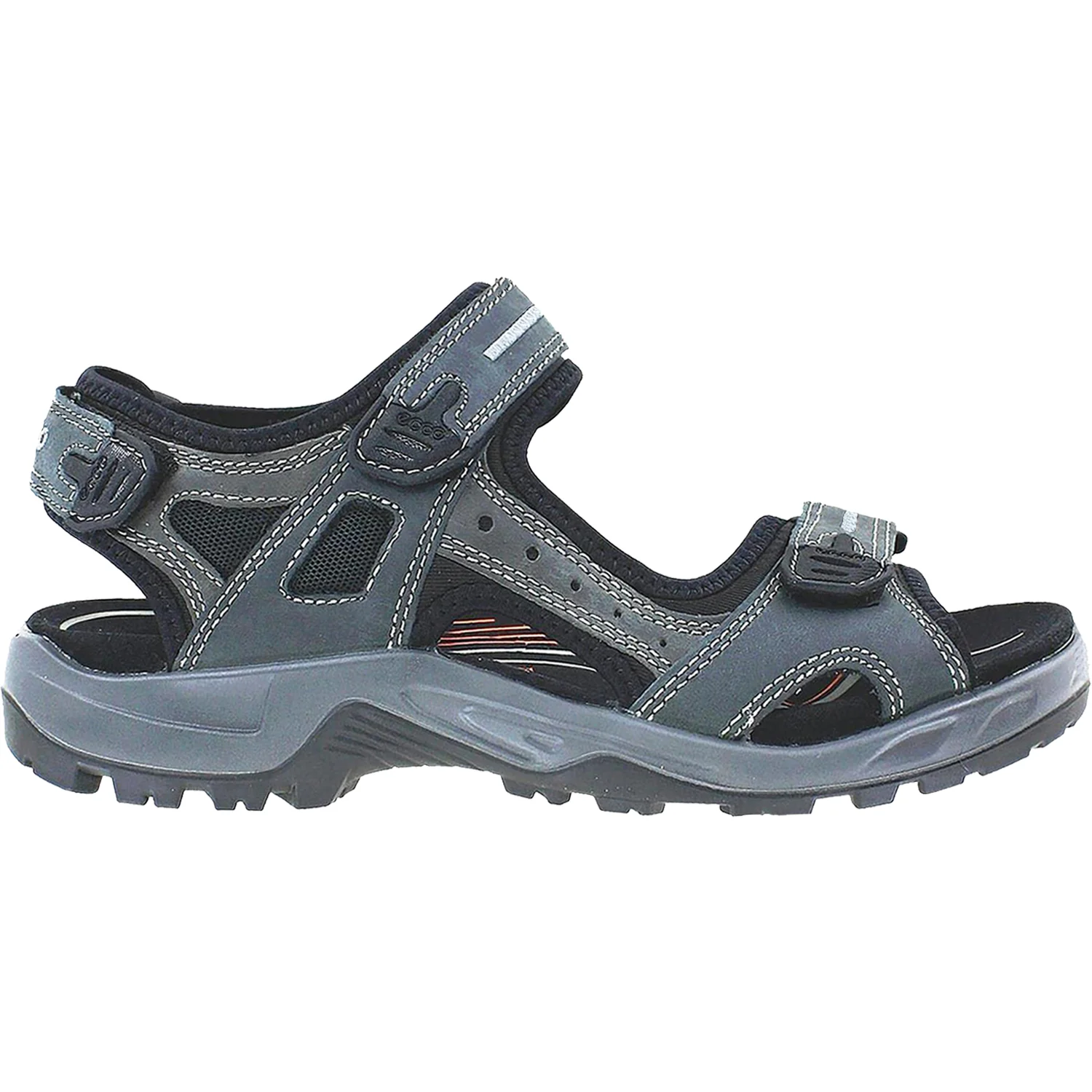 Ecco Offroad Yucatan Men's Outdoor Sandals Marine Nubuck