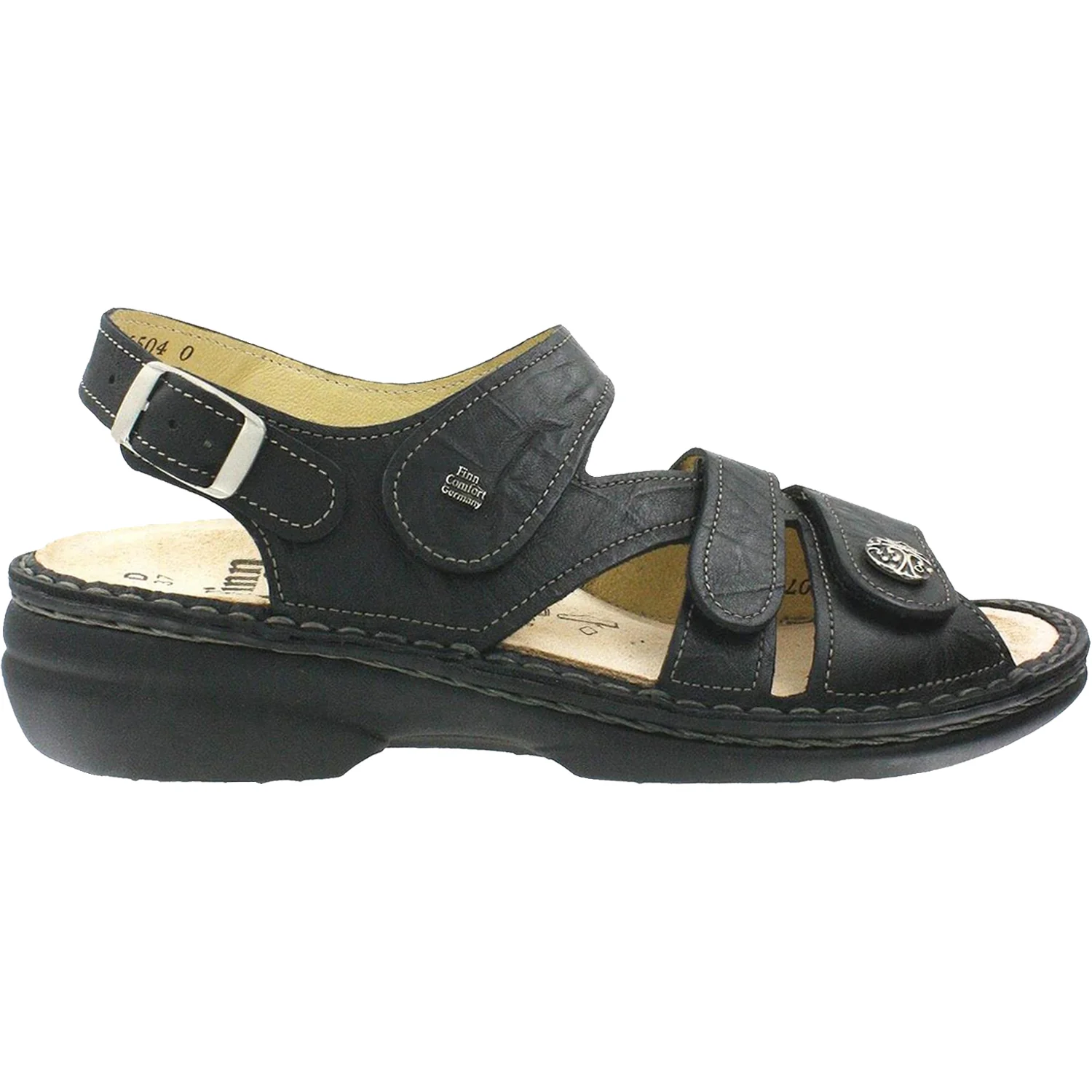 Finn Comfort Gomera Soft Women's Sandals Black Leather