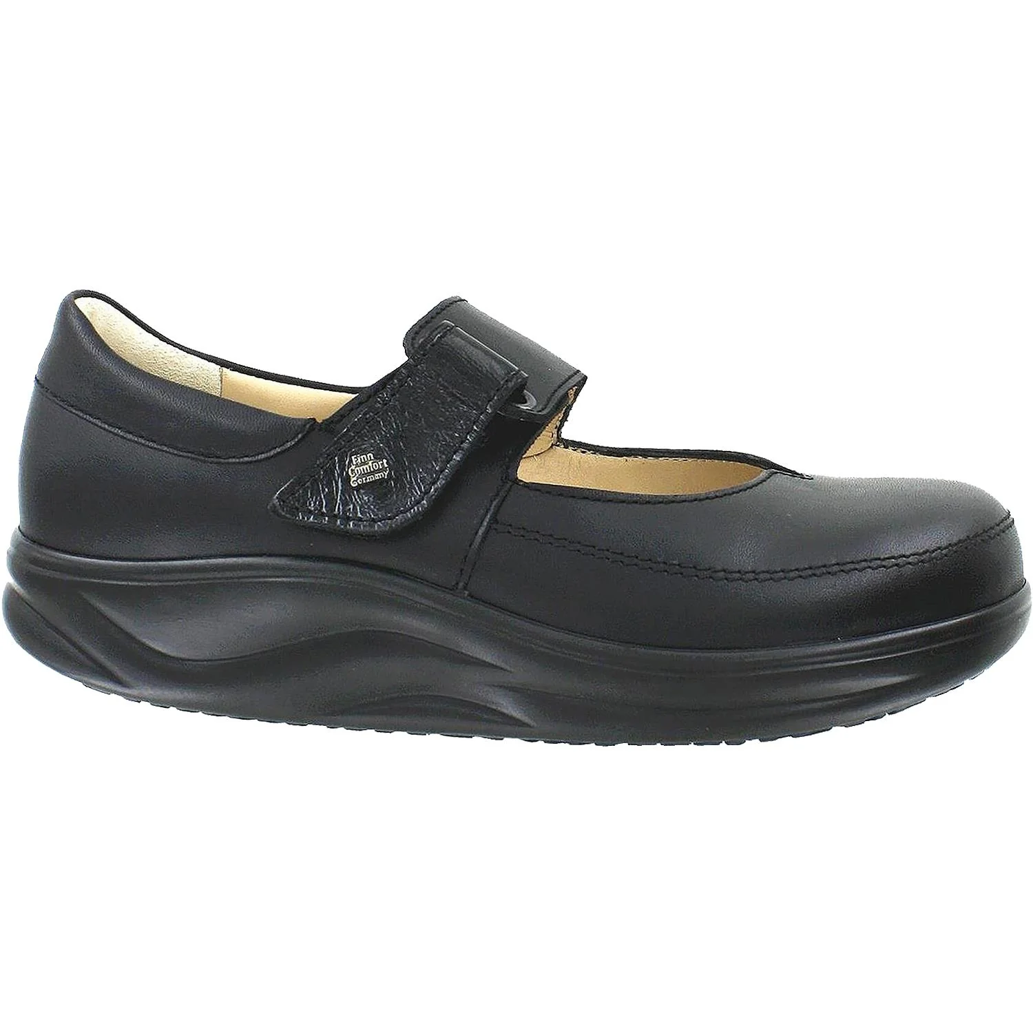 Finn Comfort Finnamic Nagasaki Women's Black Nappa/Patent Leather