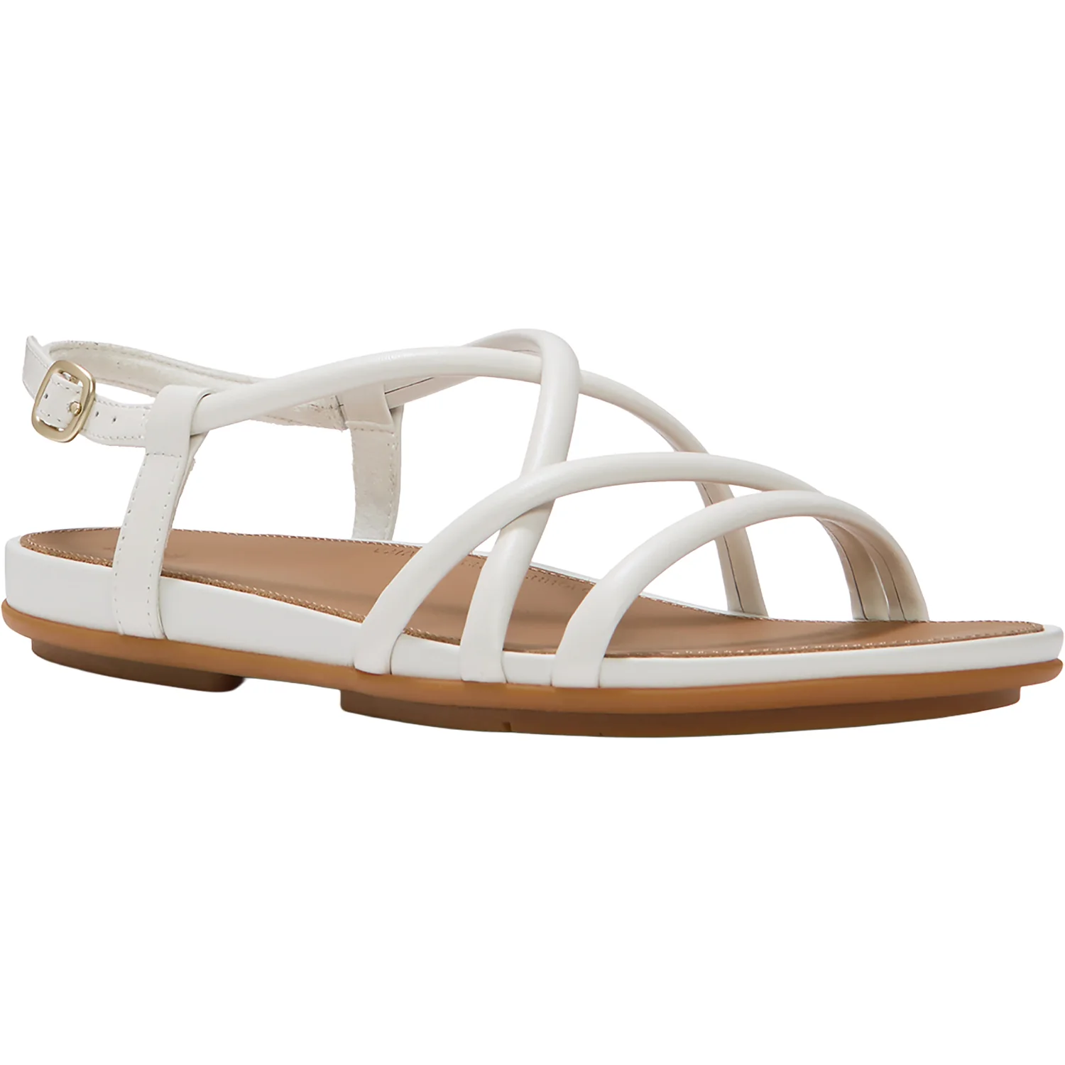 Fit Flop Gracie Women's Sandals White Leather - Image 4