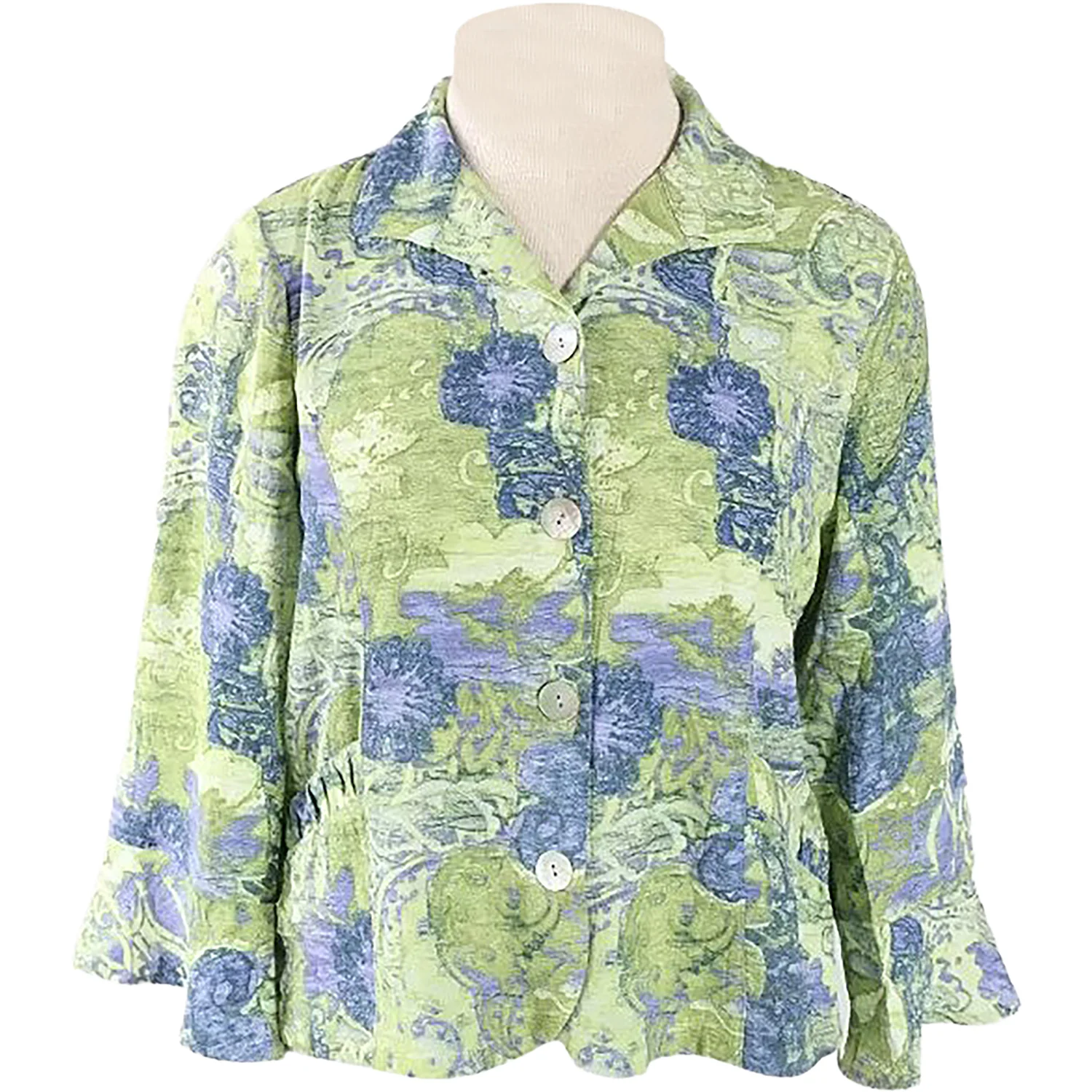 Habitat Shirred Shirt Jacket Women's Top Aloe
