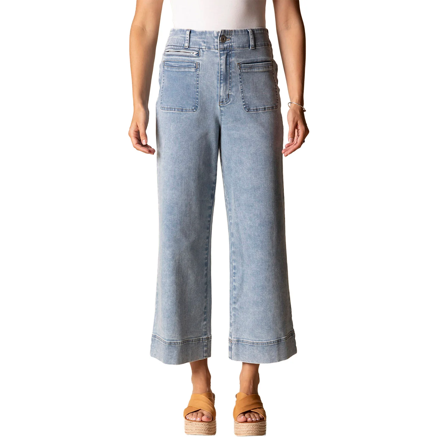 Habitat Stretch Denim Refreshed Crop Jean Women's Jeans Light Denim