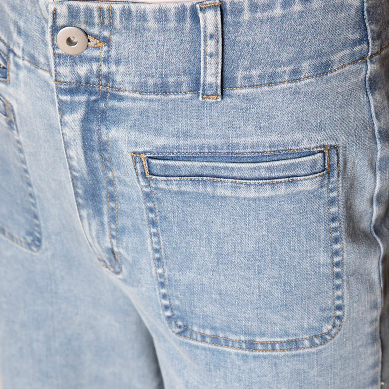 Habitat Stretch Denim Refreshed Crop Jean Women's Jeans Light Denim - Image 4