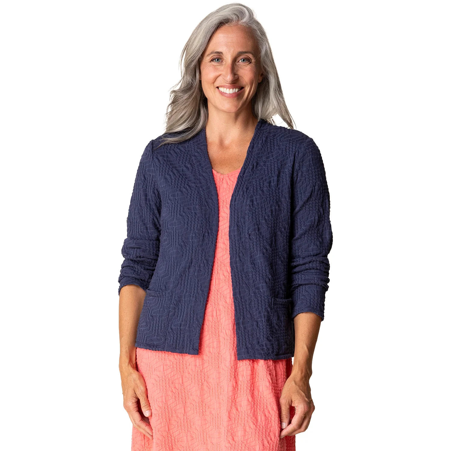 Habitat Sunburst Knit Sunrise Cardi Women's Cardigan Navy