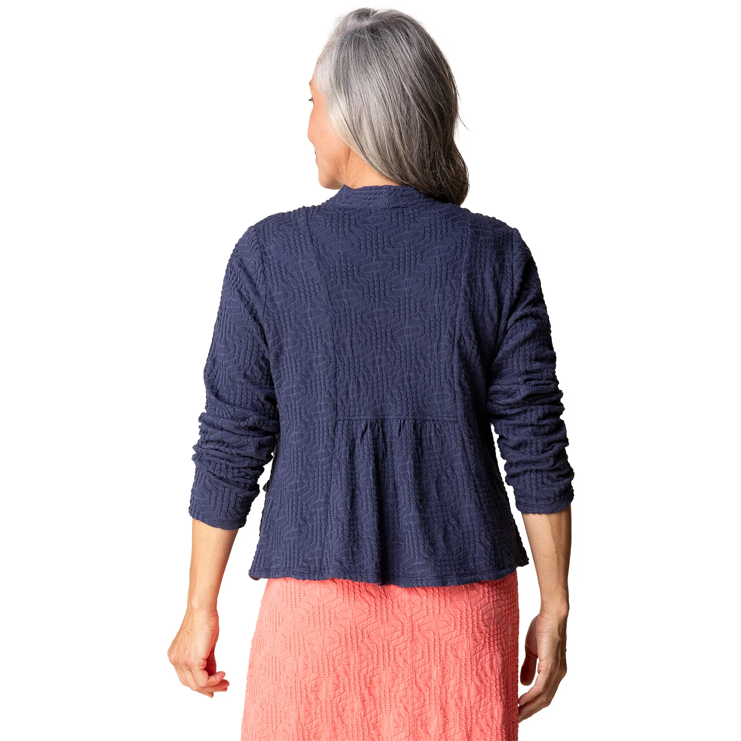 Habitat Sunburst Knit Sunrise Cardi Women's Cardigan Navy - Image 3