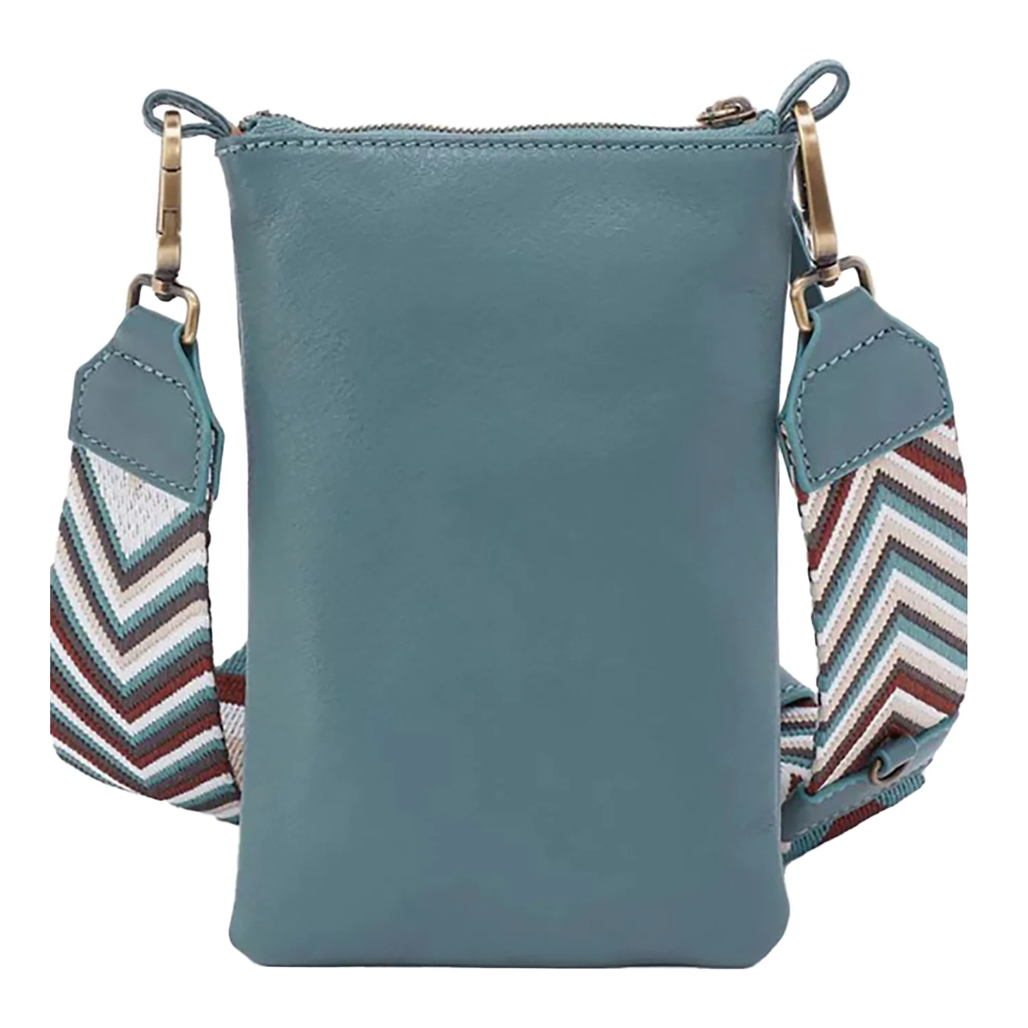 Hobo Cass Phone Crossbody Handbag Agave Leaf Pebbled Leather - Image 3