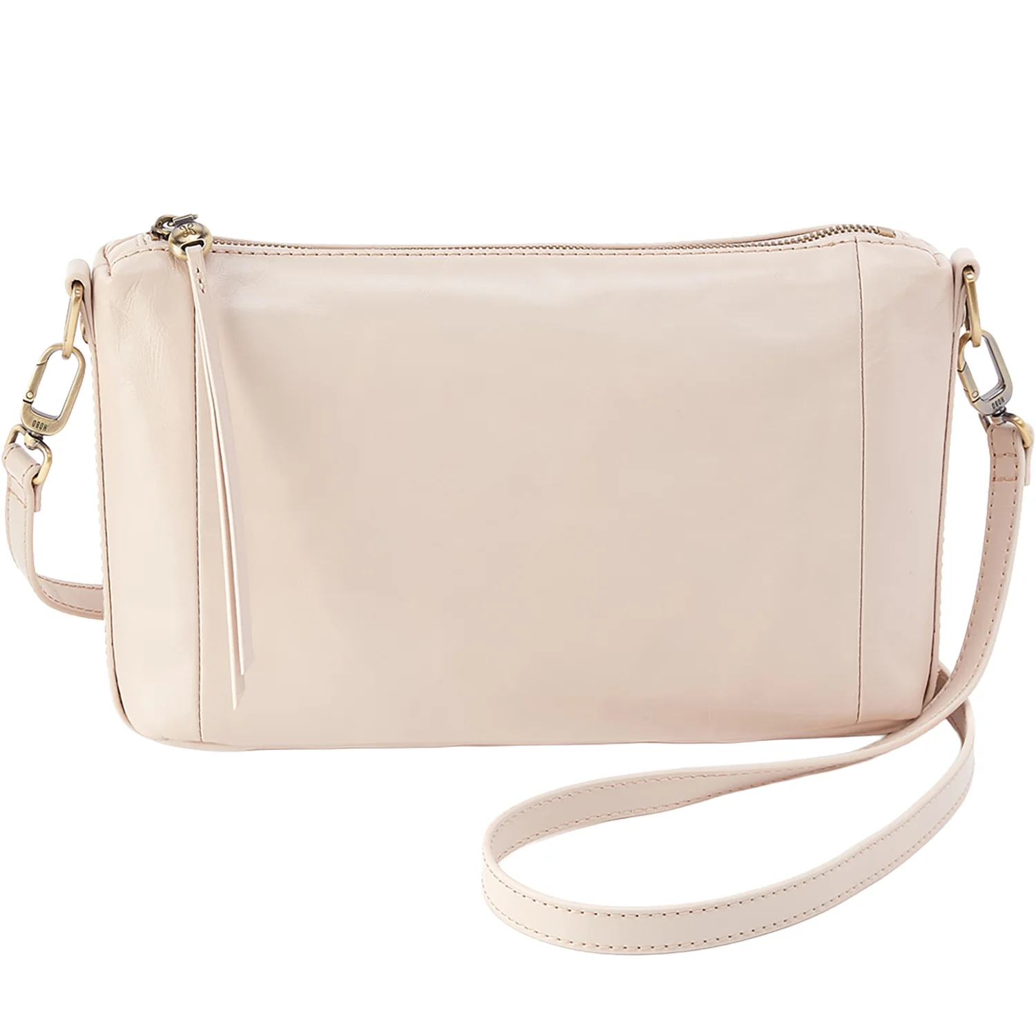 Hobo Darcy Carry-All Handbag Pale Flax Polished Leather