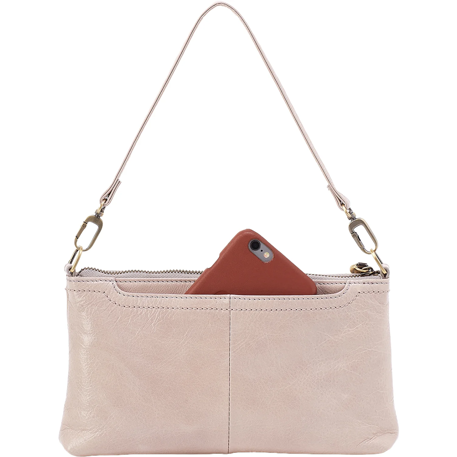 Hobo Darcy Crossbody Handbag Stone Gloss - Image 4