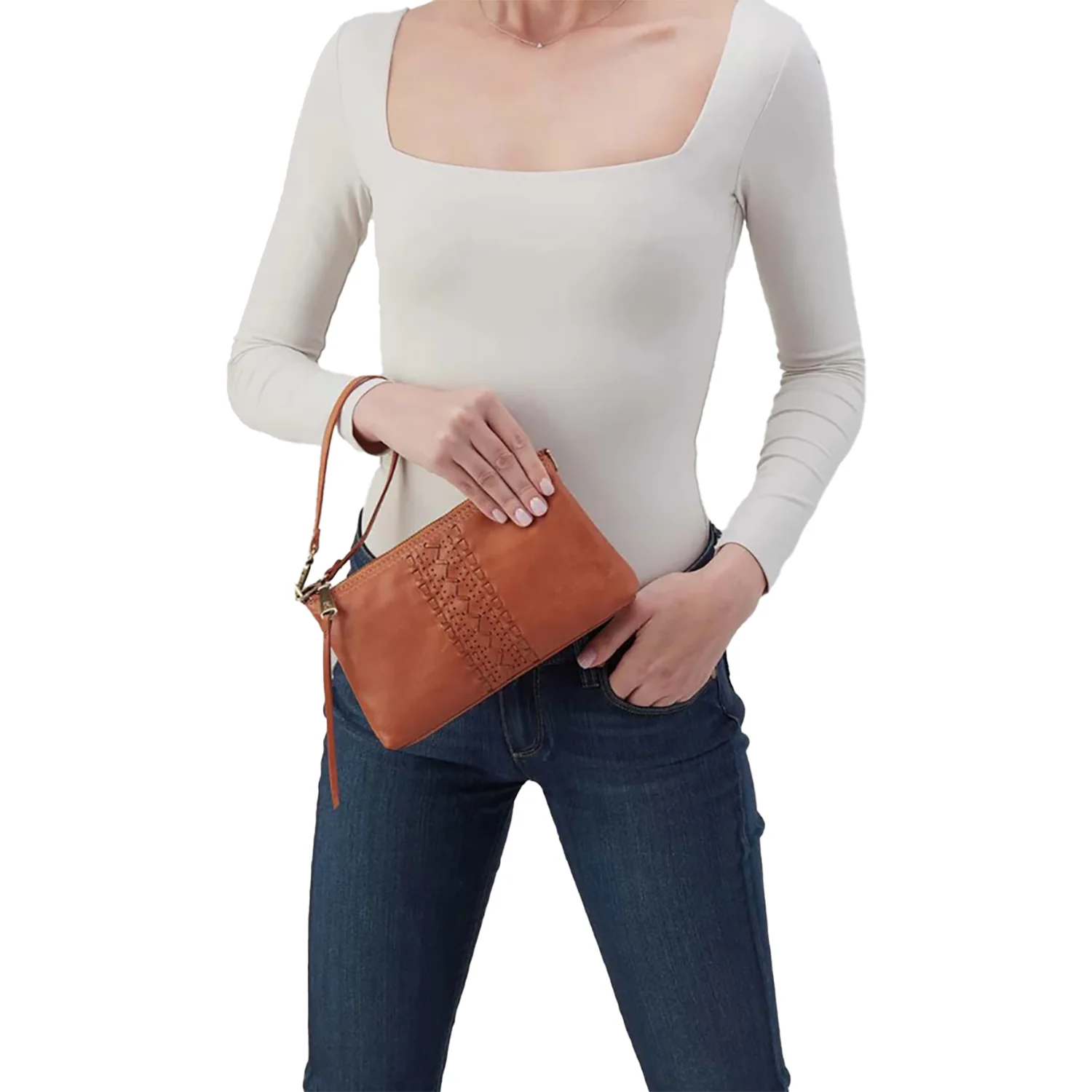 Hobo Darcy Crossbody Handbag Harvest Wheat - Image 6