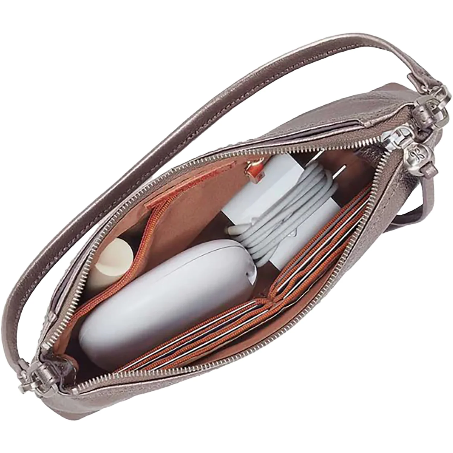 Hobo Darcy Crossbody Handbag Pewter Spur - Image 2
