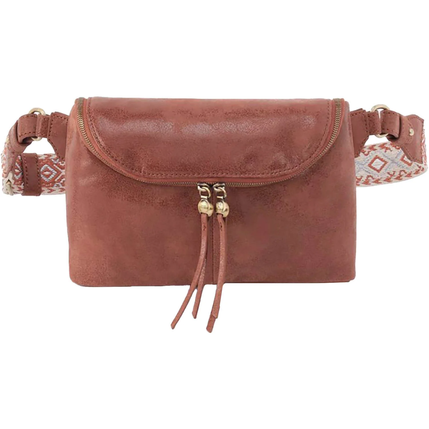 Hobo Fern Large Belt Bag Handbag Buffed Burnished Saddle