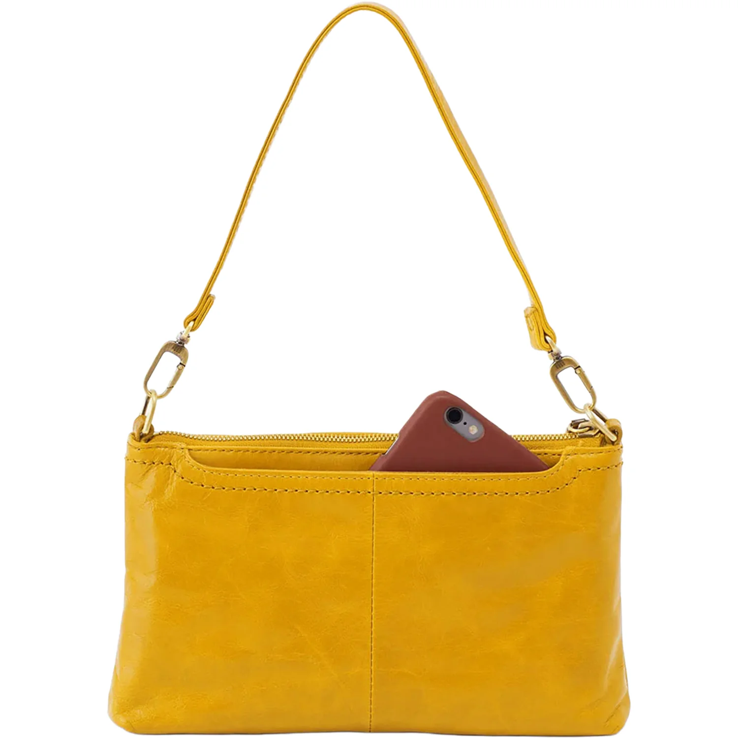 Hobo International Darcy Crossbody Polished Handbag Sun Glow - Image 3
