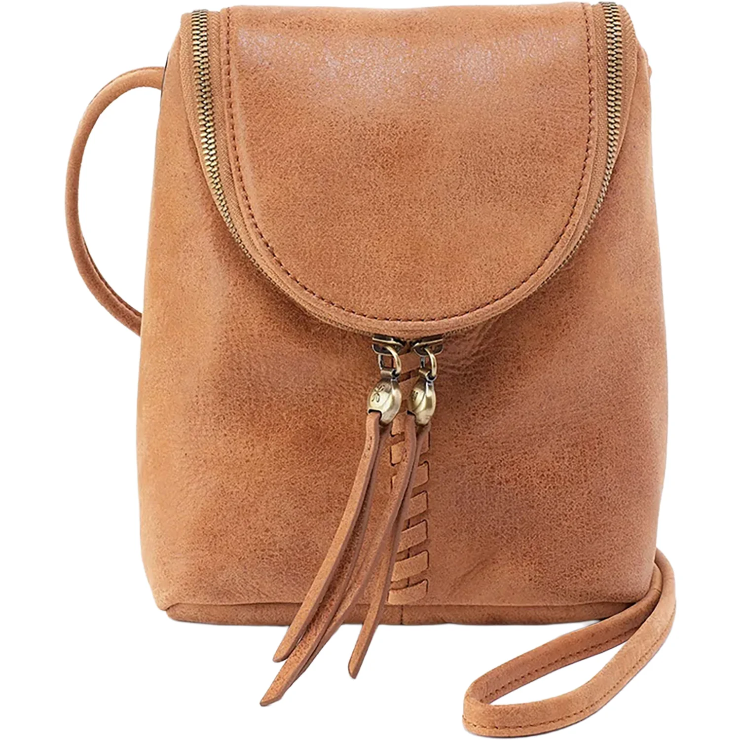 Hobo International Fern Crossbody Handbag Whiskey w/Whipstitch