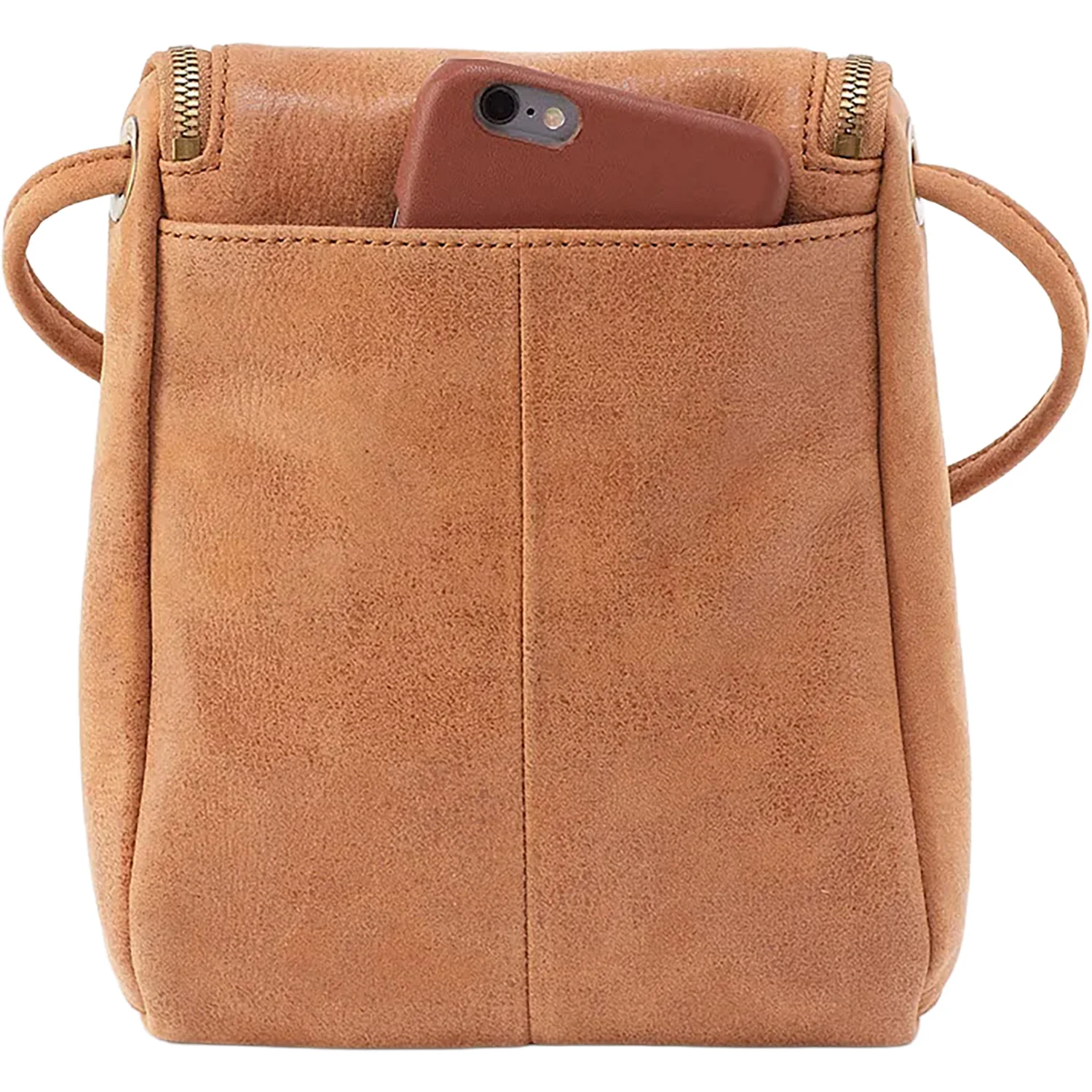 Hobo International Fern Crossbody Handbag Whiskey w/Whipstitch - Image 3