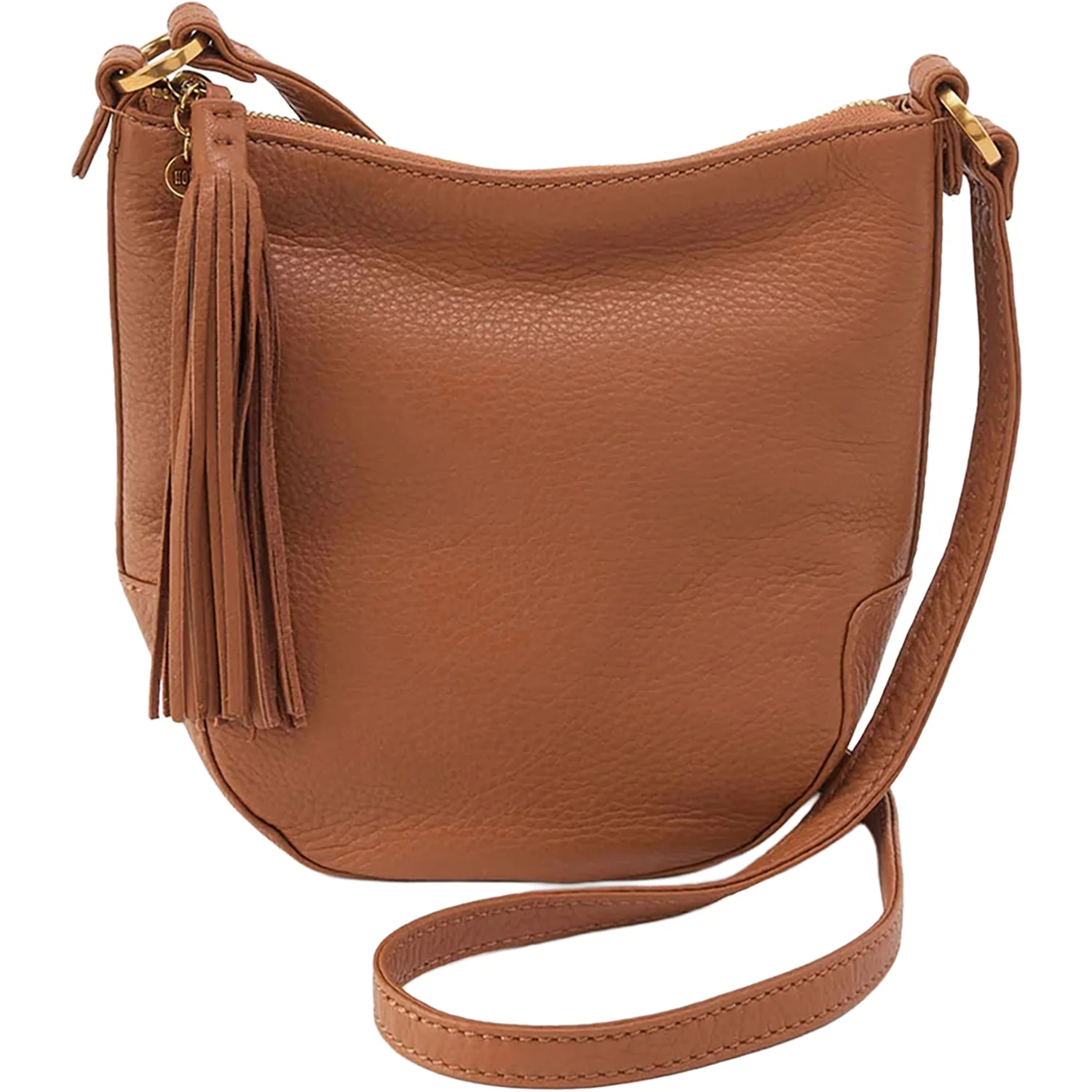 Hobo International Lexi Crossbody Handbag Warm Honey Pebbled Leather