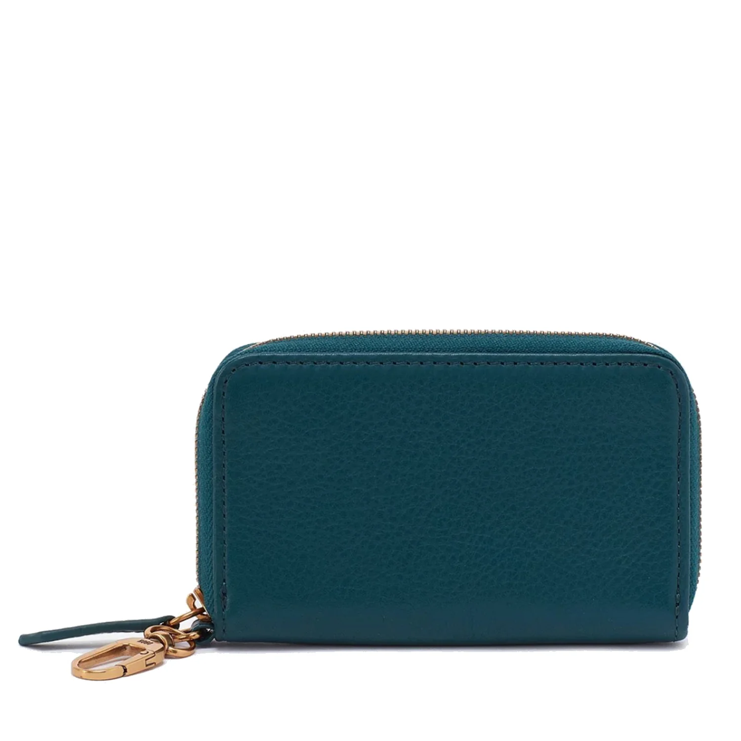 Hobo International Move Clip Wallet Handbag Pebbled Midnight Teal - Image 3