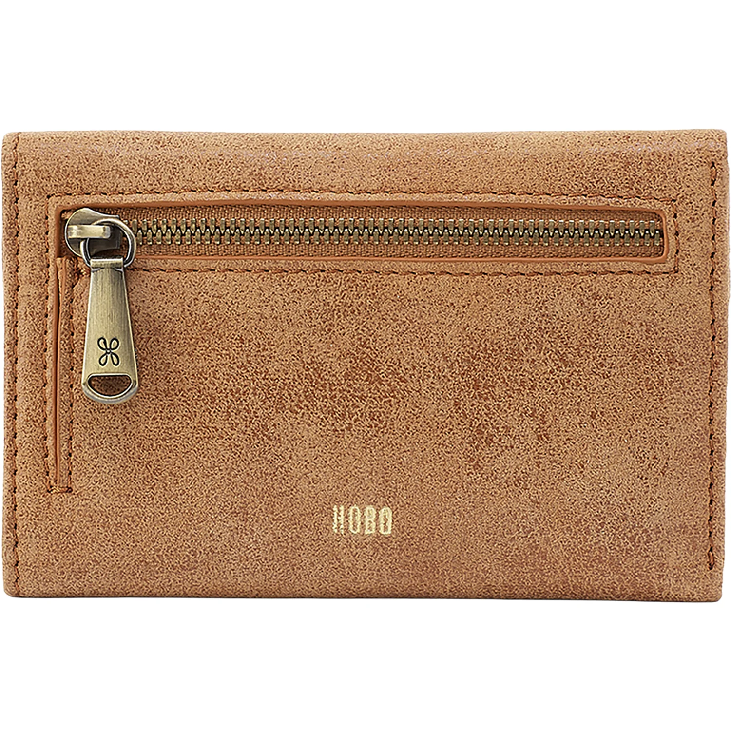 Hobo Jill Trifold Wallet Whiskey Buffed Leather - Image 3
