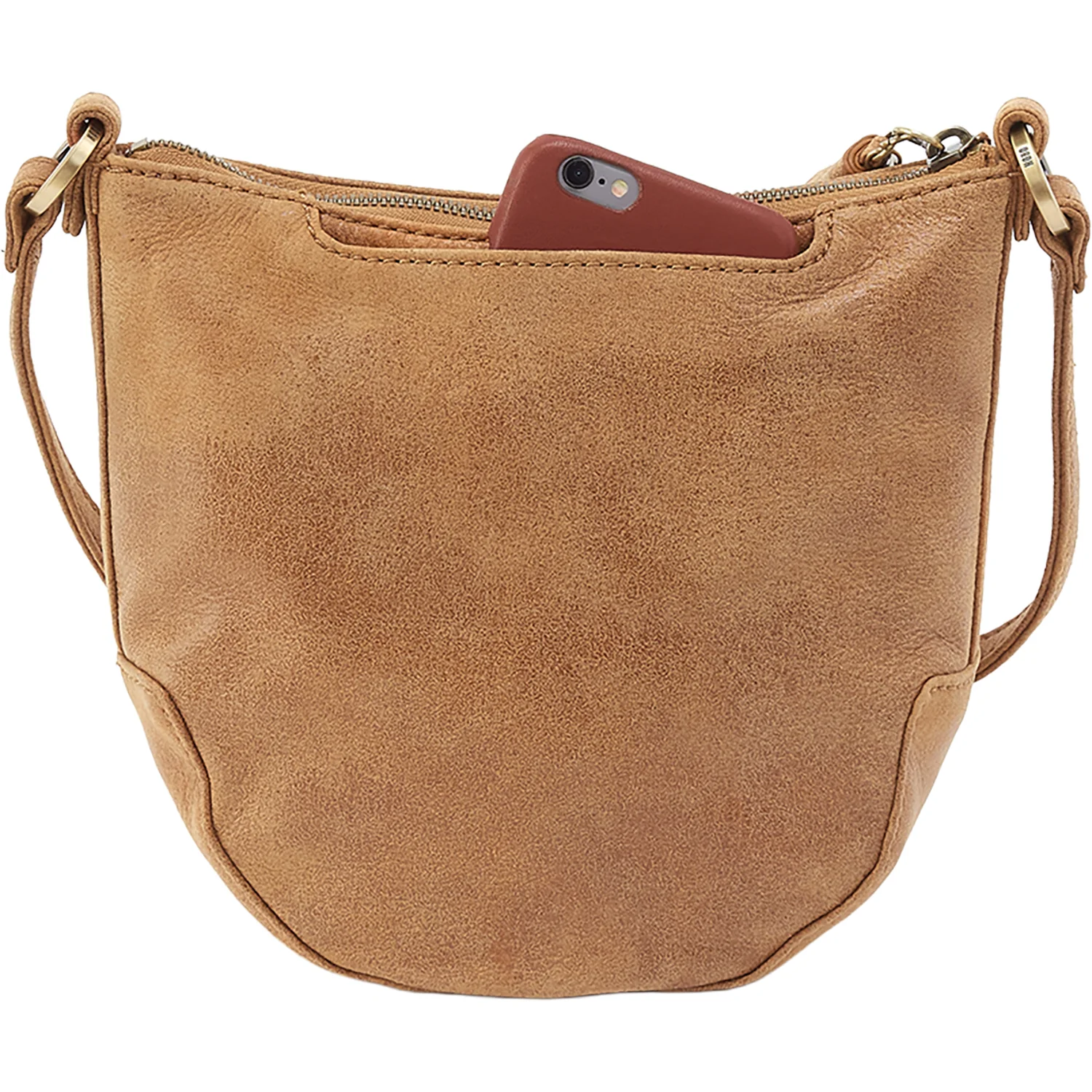 Hobo Lexi Crossbody Handbag Whiskey Buffed Leather - Image 3