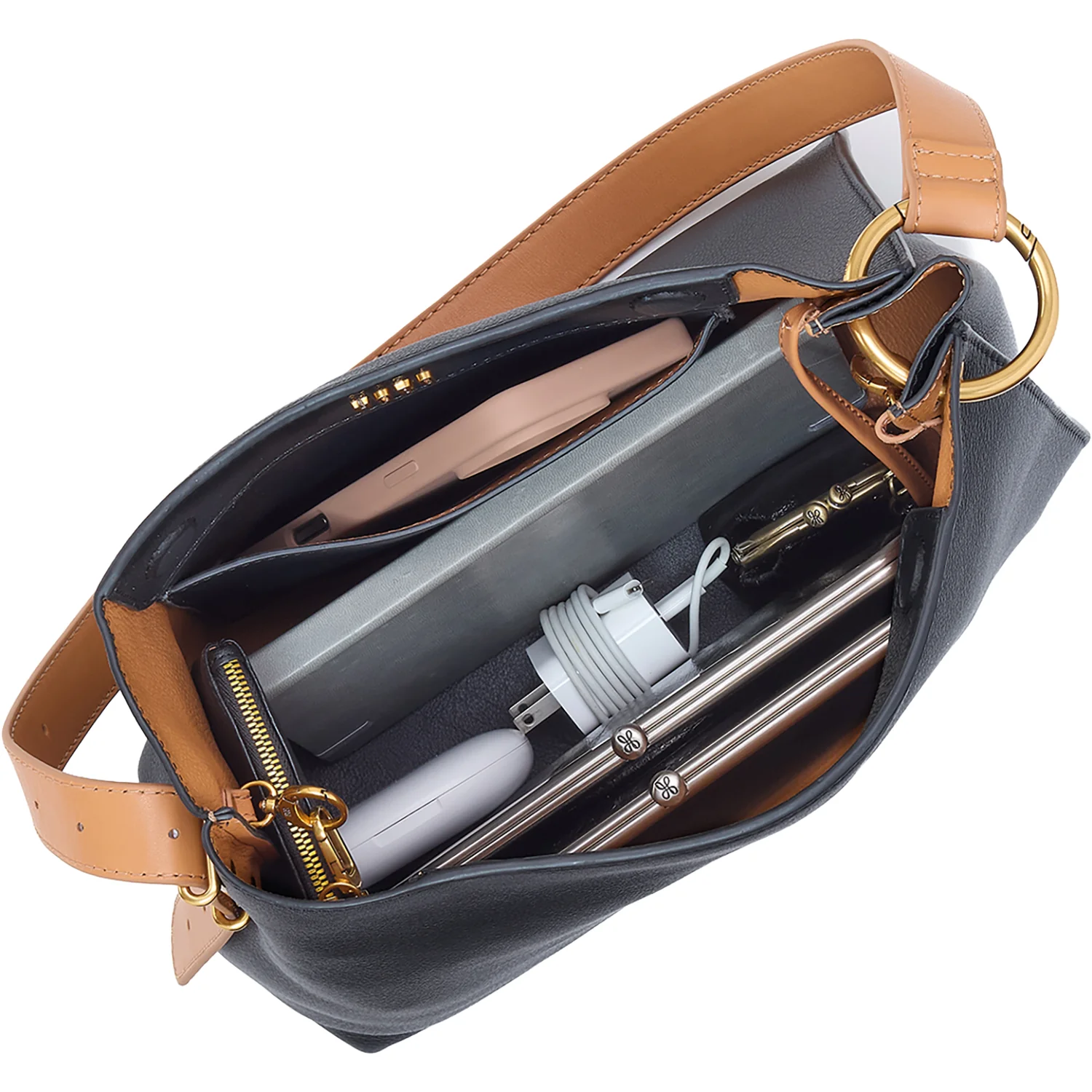 Hobo Rayna Shoulder Bag Handbag Black - Image 2