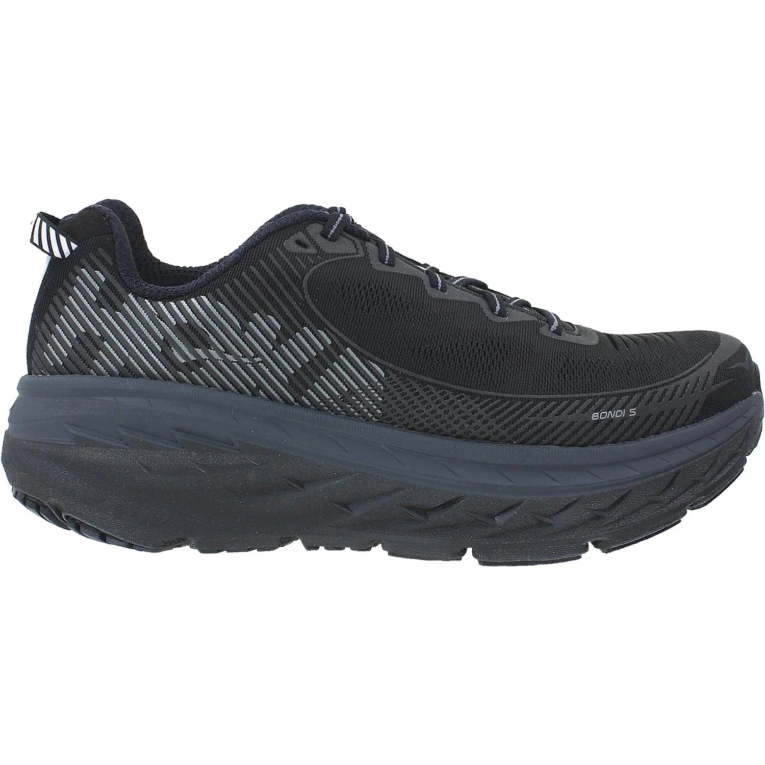 Hoka Bondi 5 (Neutral Support) Men's Neutral Support Shoes Black/Anthracite Mesh