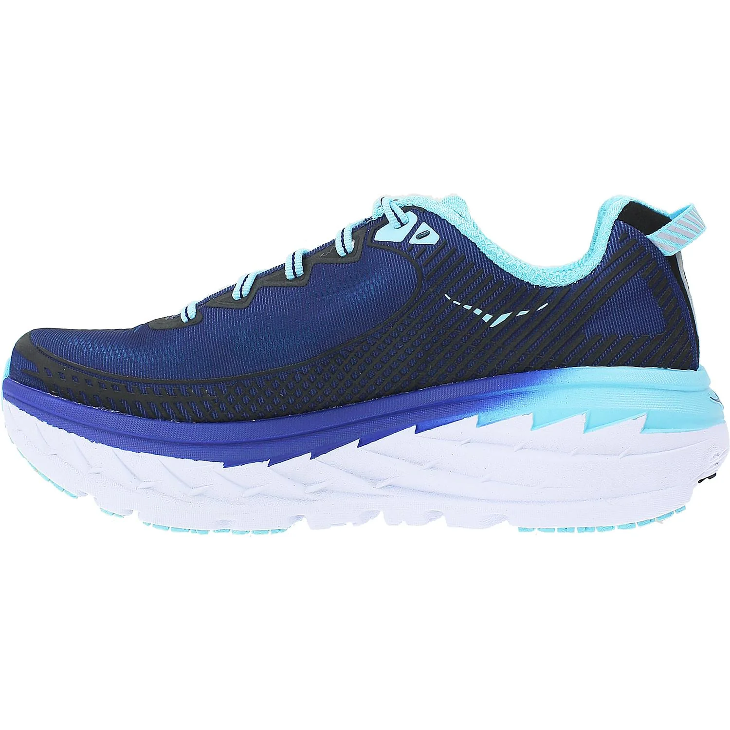 Hoka Bondi 5 (Neutral Support) Women's Neutral Support Shoes Medieval Blue/Blue Radiance Mesh - Image 3