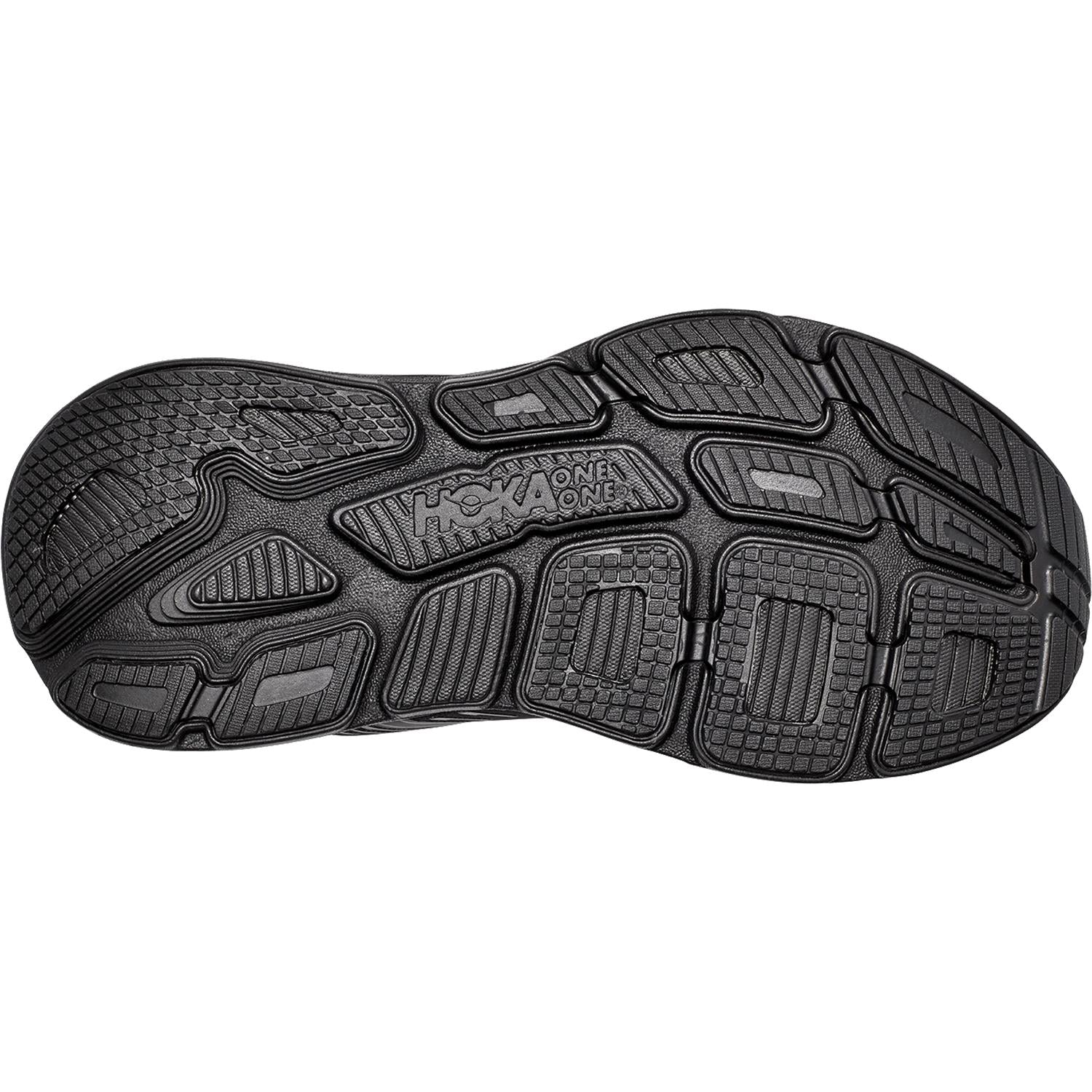 Hoka Bondi 7 (Neutral Support) Women's Running Shoes Black/Black Mesh - Image 3