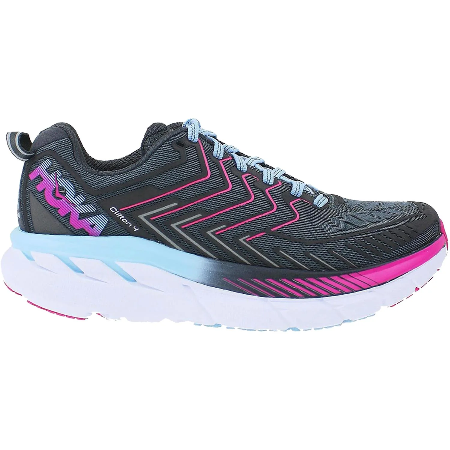 Hoka Clifton 4 Women's Running Shoes Rock/Asphalt Mesh