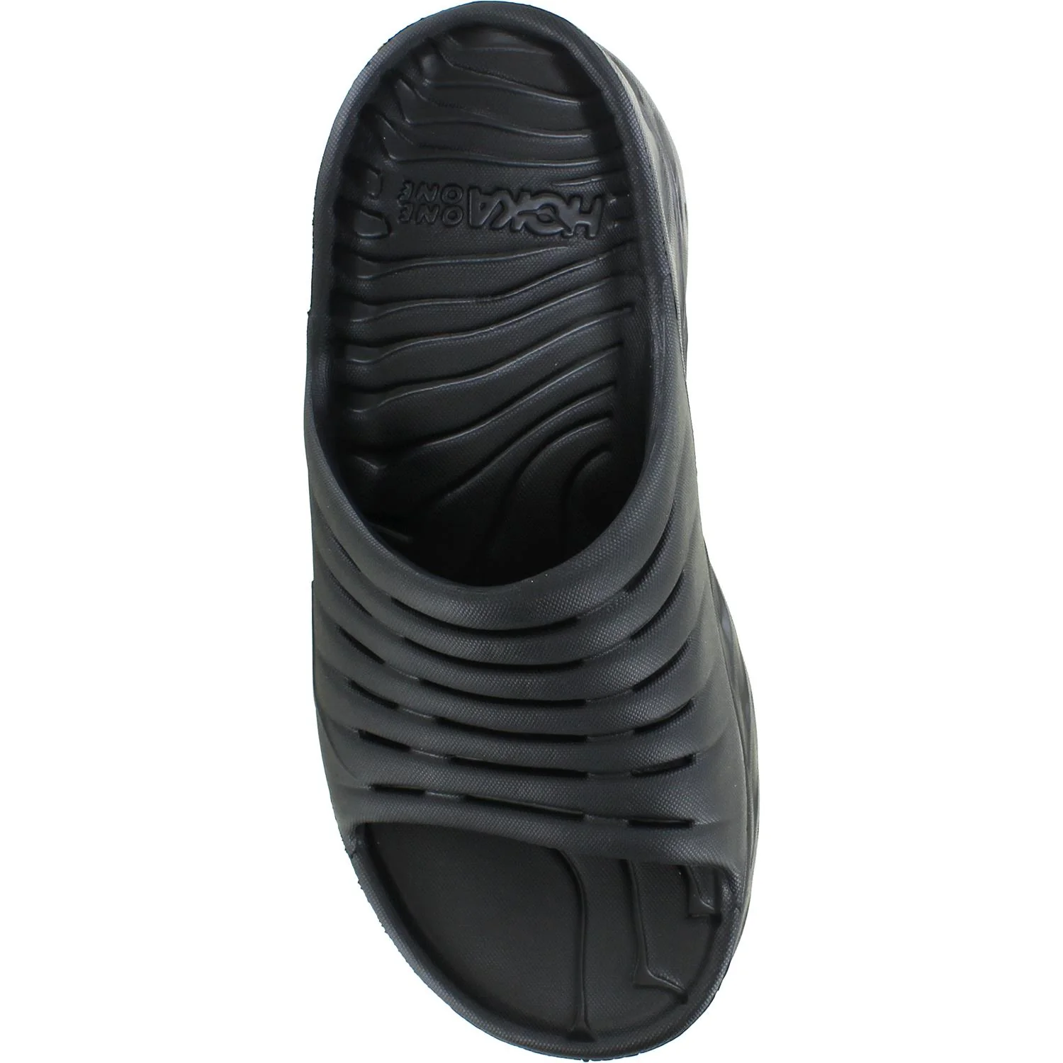 Hoka Ora Recovery Slide Women's Slide Sandals Black/Black EVA - Image 2