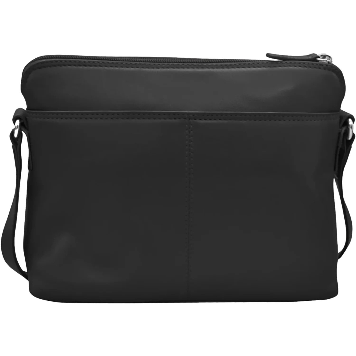 ili New York Crossbody Organizer Handbag Black Leather - Image 3