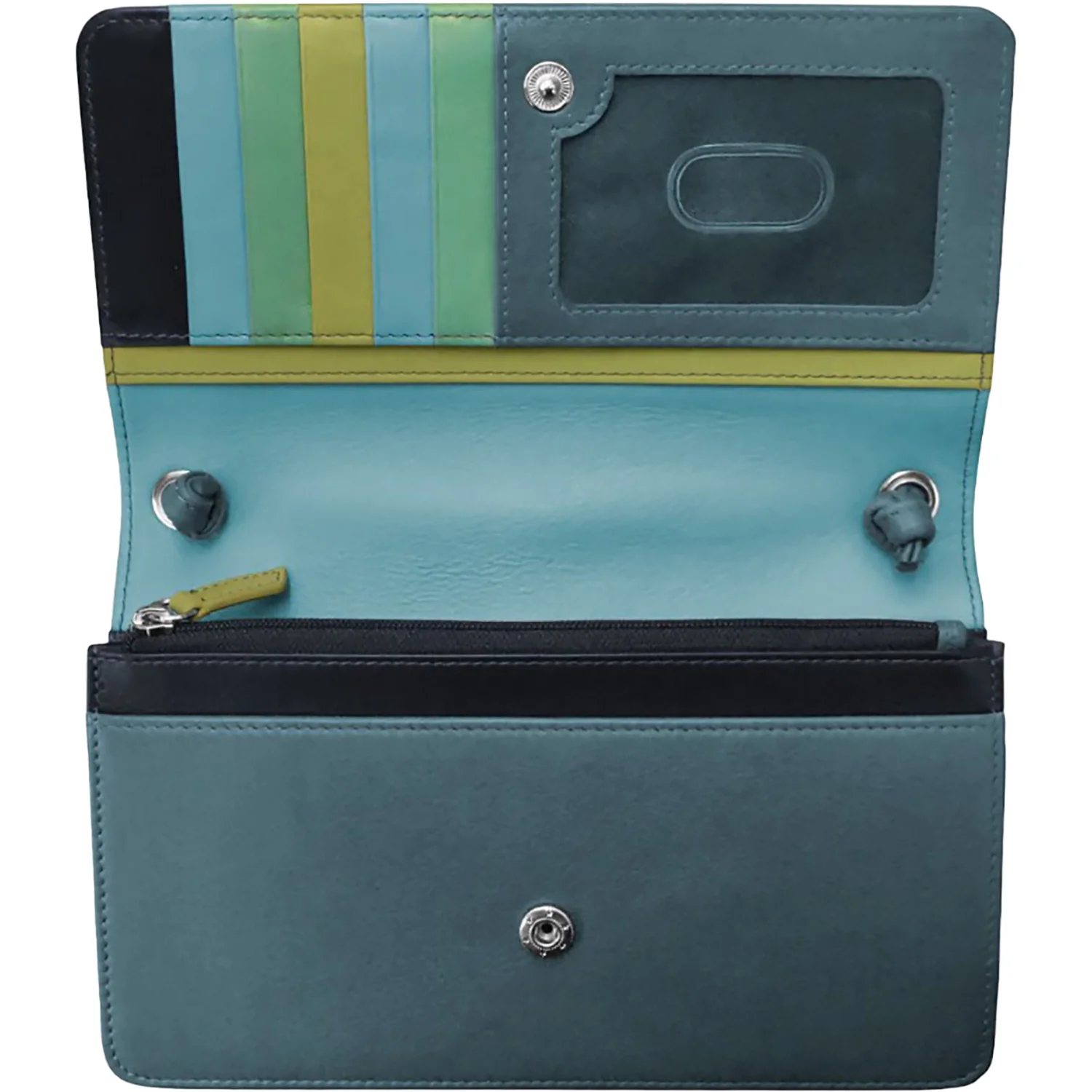 ili New York Flap Phone Bag Organizer Handbag Serenity Multi - Image 2