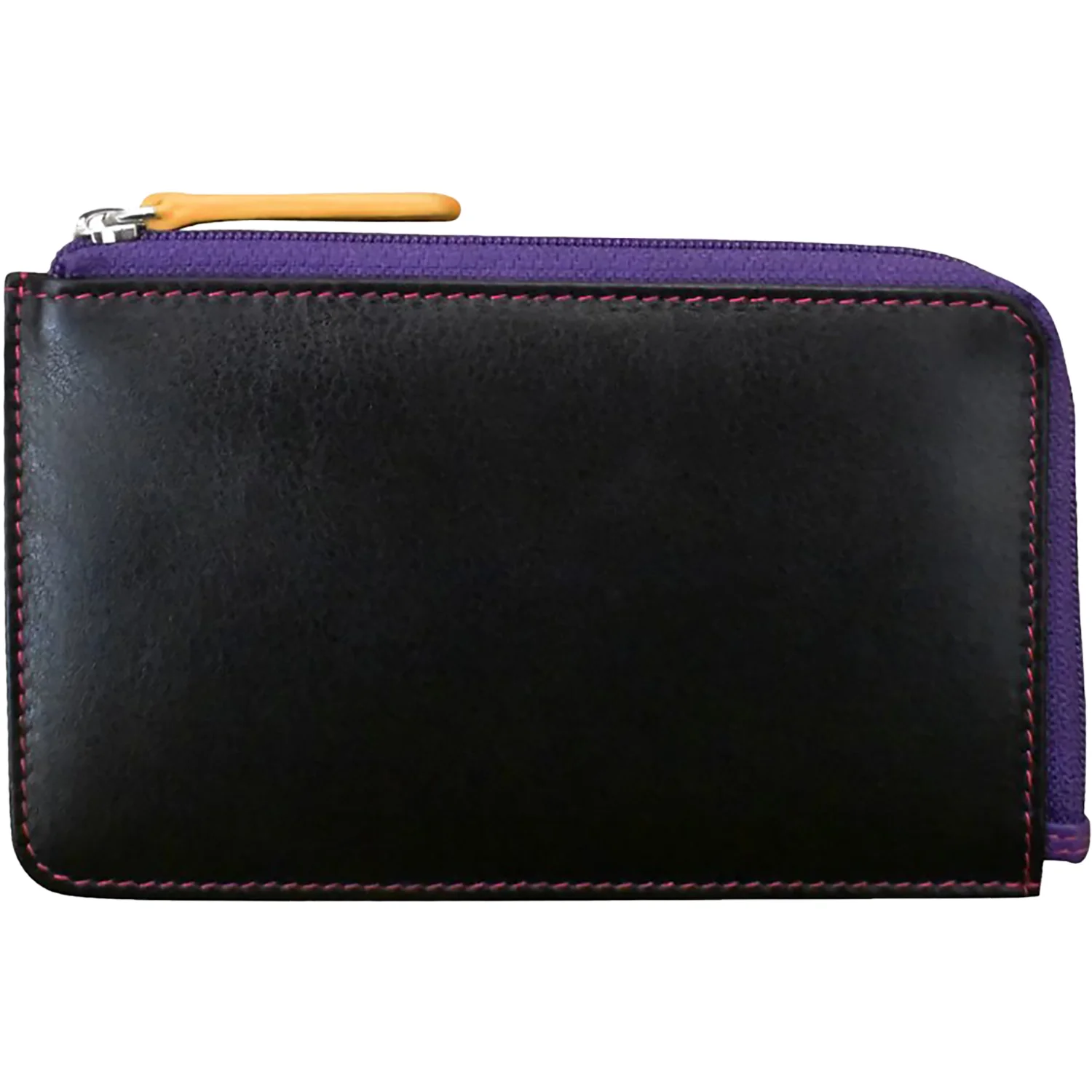 ili New York Flat Card Case /Brights Handbag Black Brights