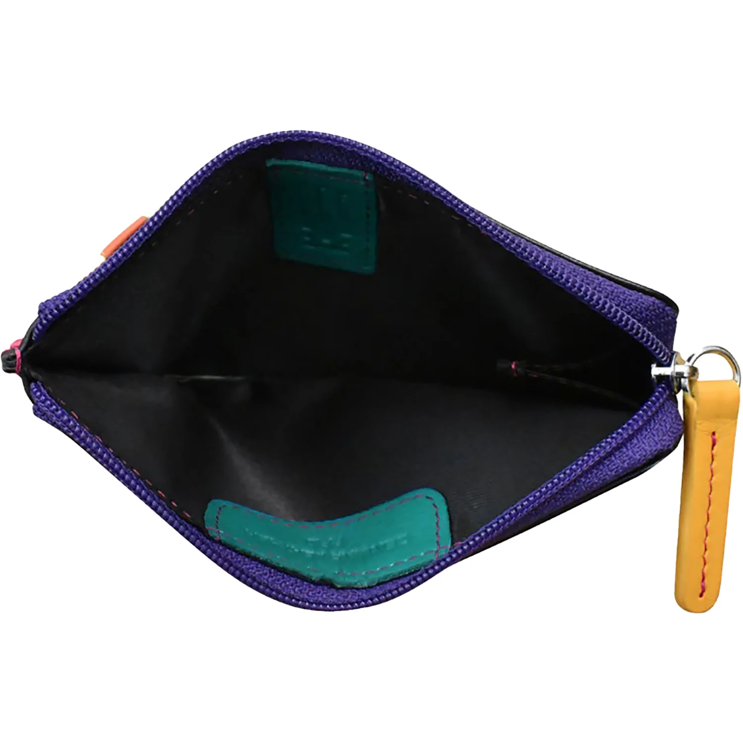 ili New York Flat Card Case /Brights Handbag Black Brights - Image 2