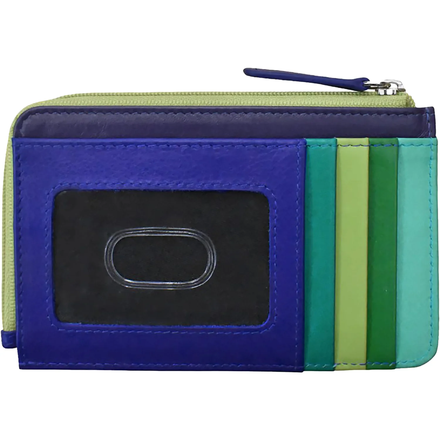 ili New York Flat Card Case Handbag Cool Tropics