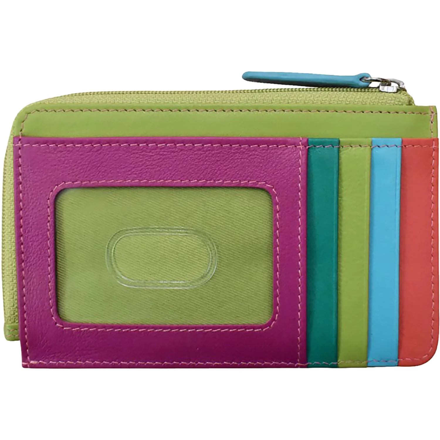 ili New York Flat Card Case Handbag Paradise Multi