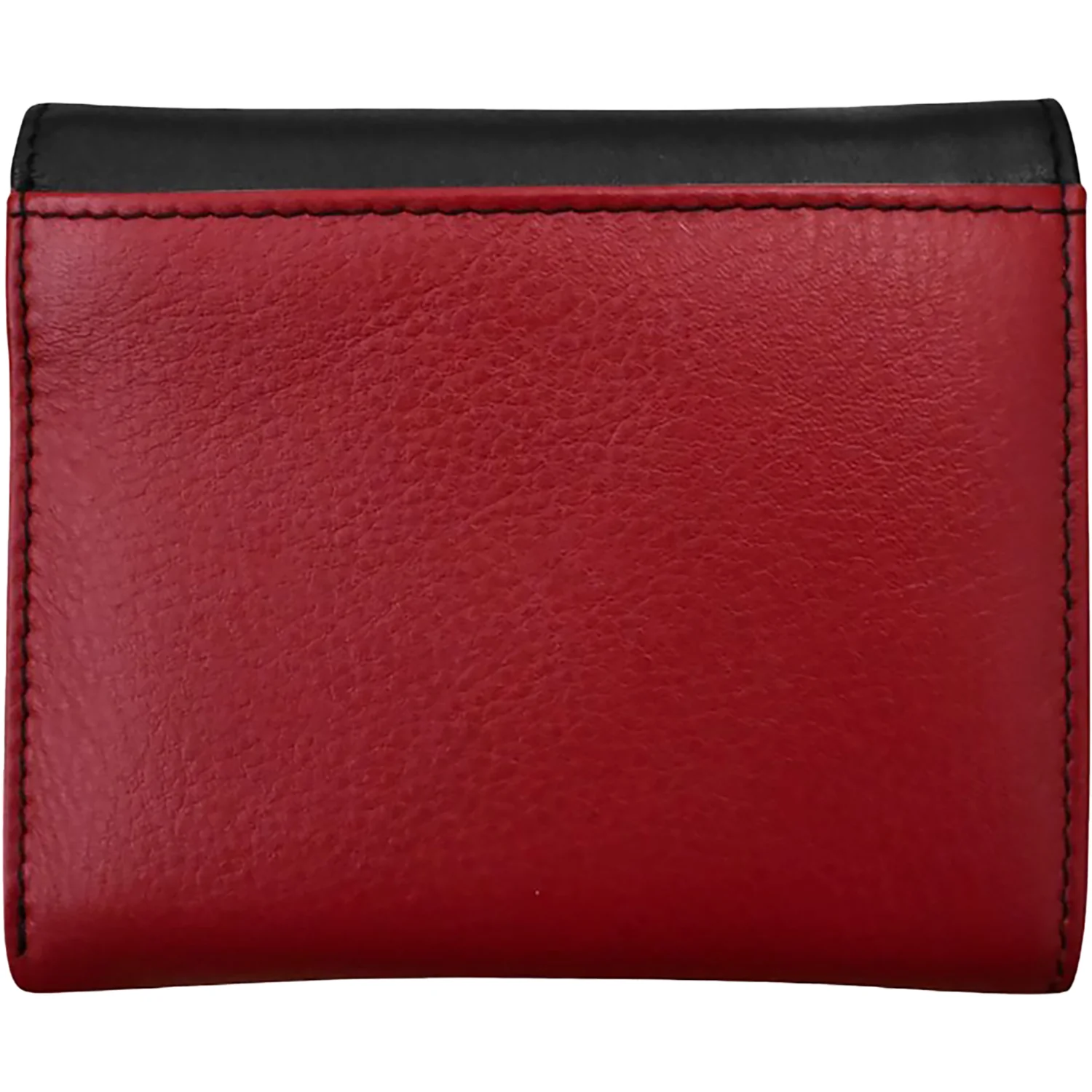 ili New York Two Tone Bifold Wallet Wallet & Handbags Black/Red Leather - Image 3