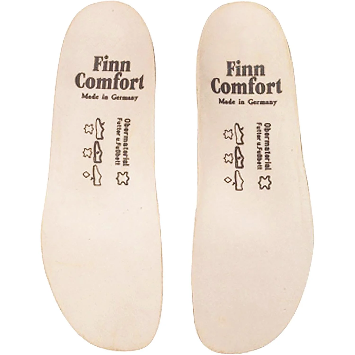 Finn Comfort Soft Comfort Footbeds #8543 for "Classic" and "Prevention" Flats Unisex Replacement Insoles Beige