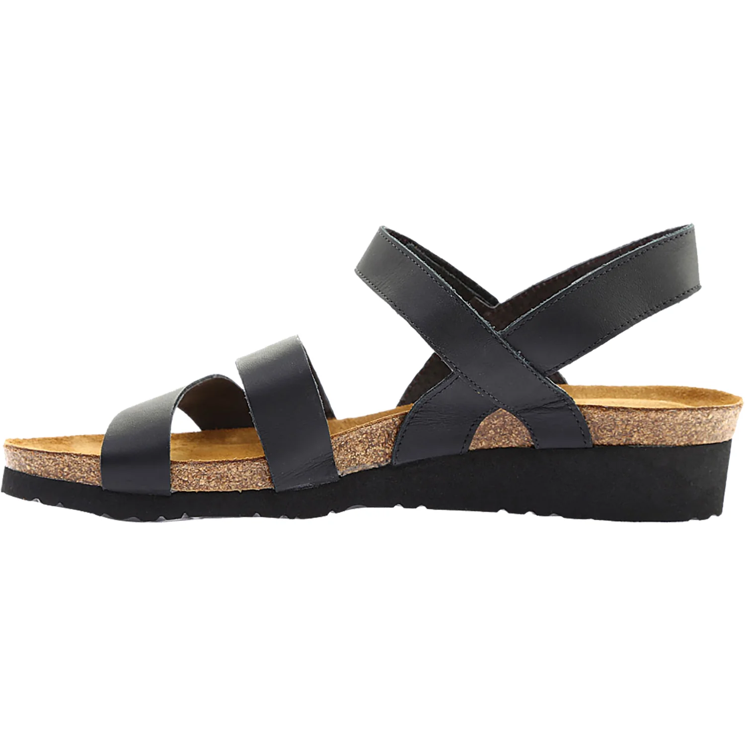 Naot Kayla Women's Wedge Sandals Black Leather - Image 3