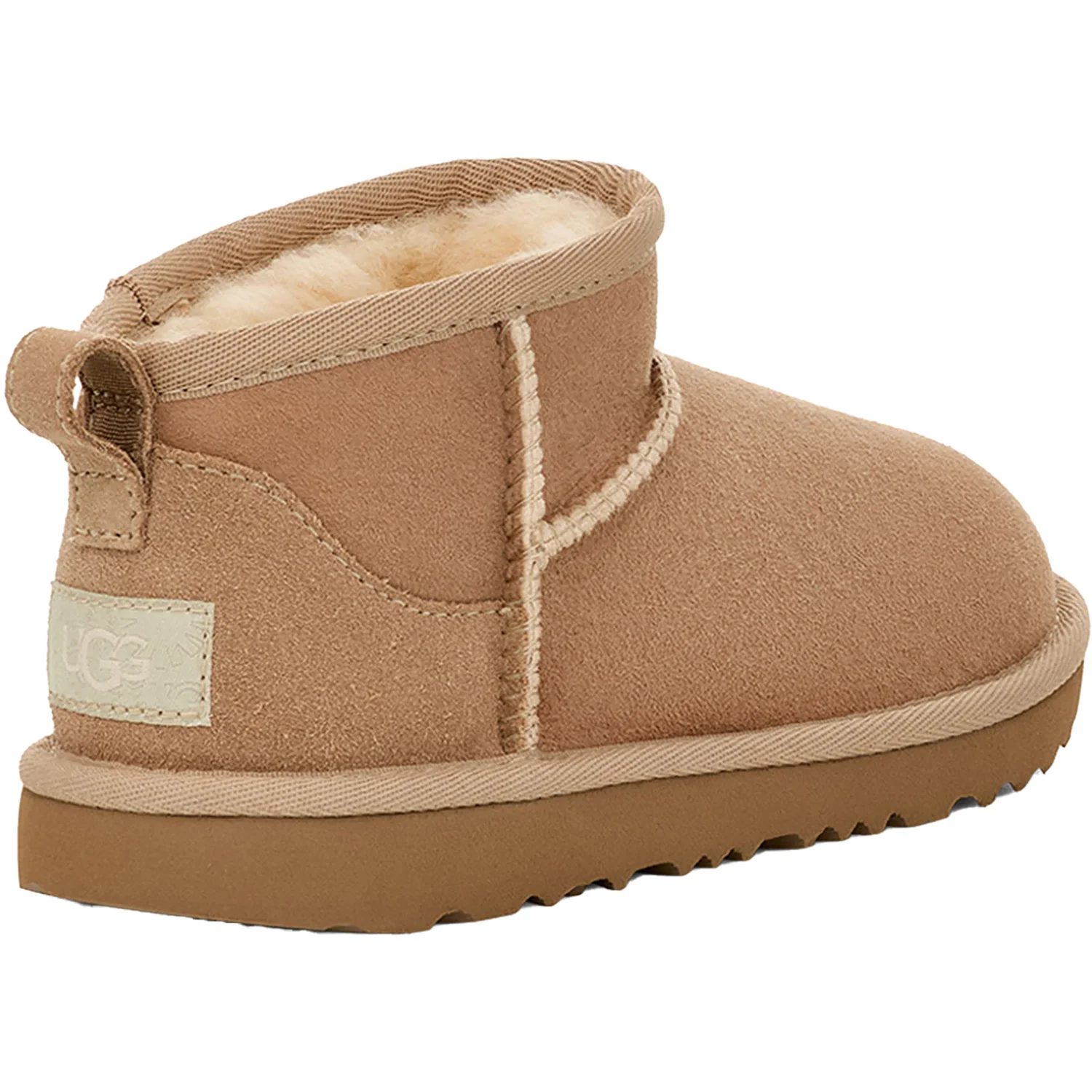 UGG Classic Ultra Mini Kids' Boots Sand Sheepskin - Image 6
