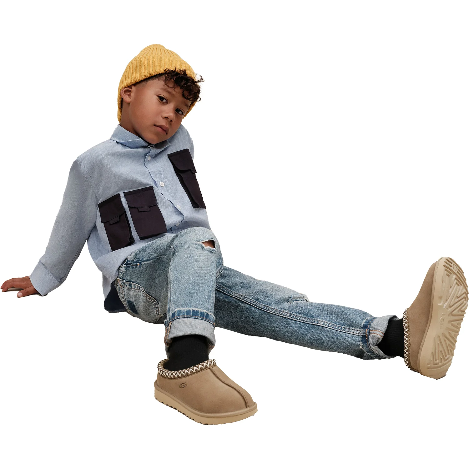UGG Tasman II Kids' Slippers Antilope Suede - Image 5