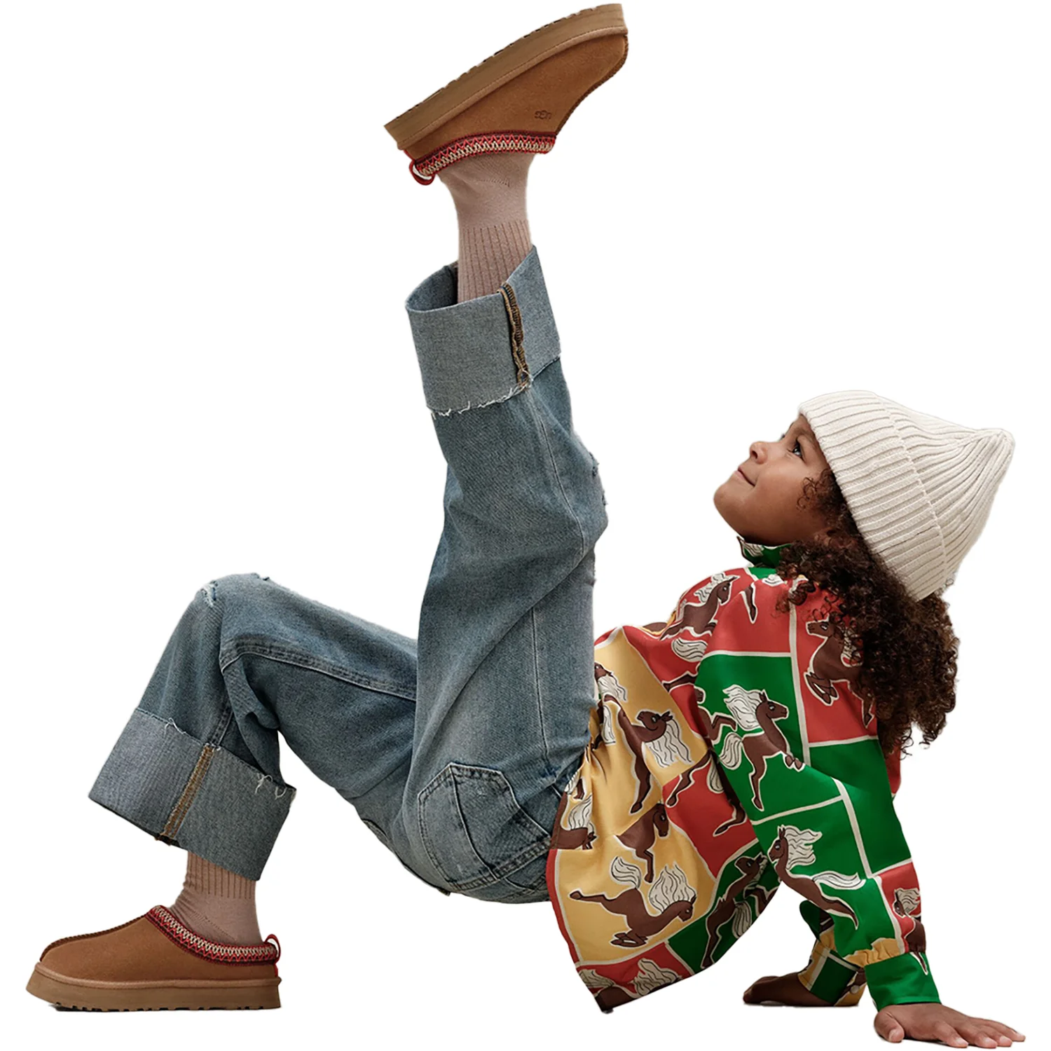 UGG Taz Kids' Slippers Chestnut Suede - Image 6